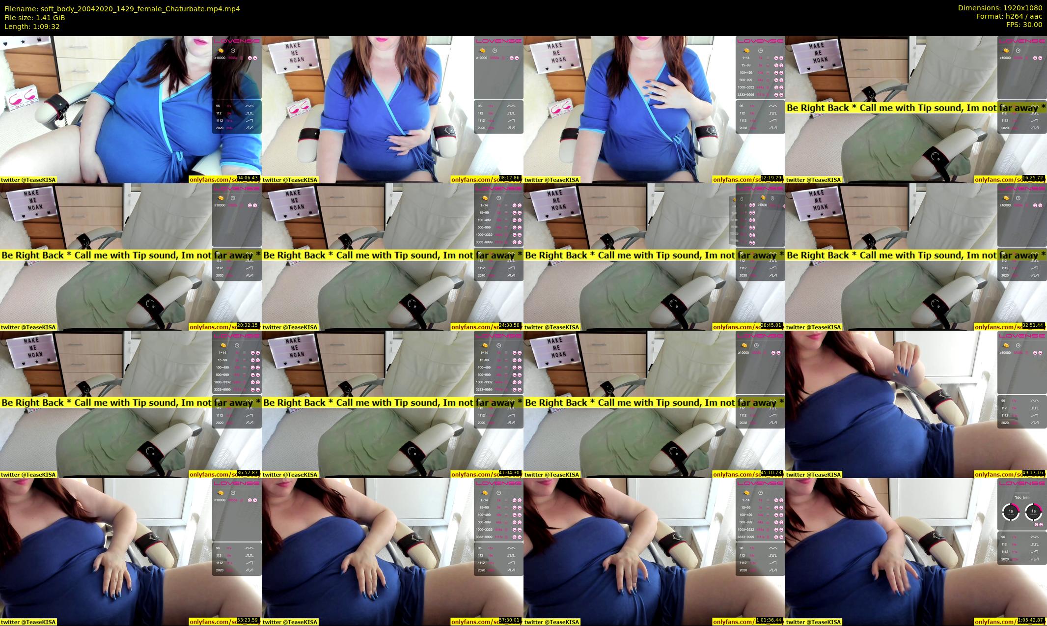 soft_body — 70 minute Chaturbate female cam show recording, 1080p, Apr 20, 2020