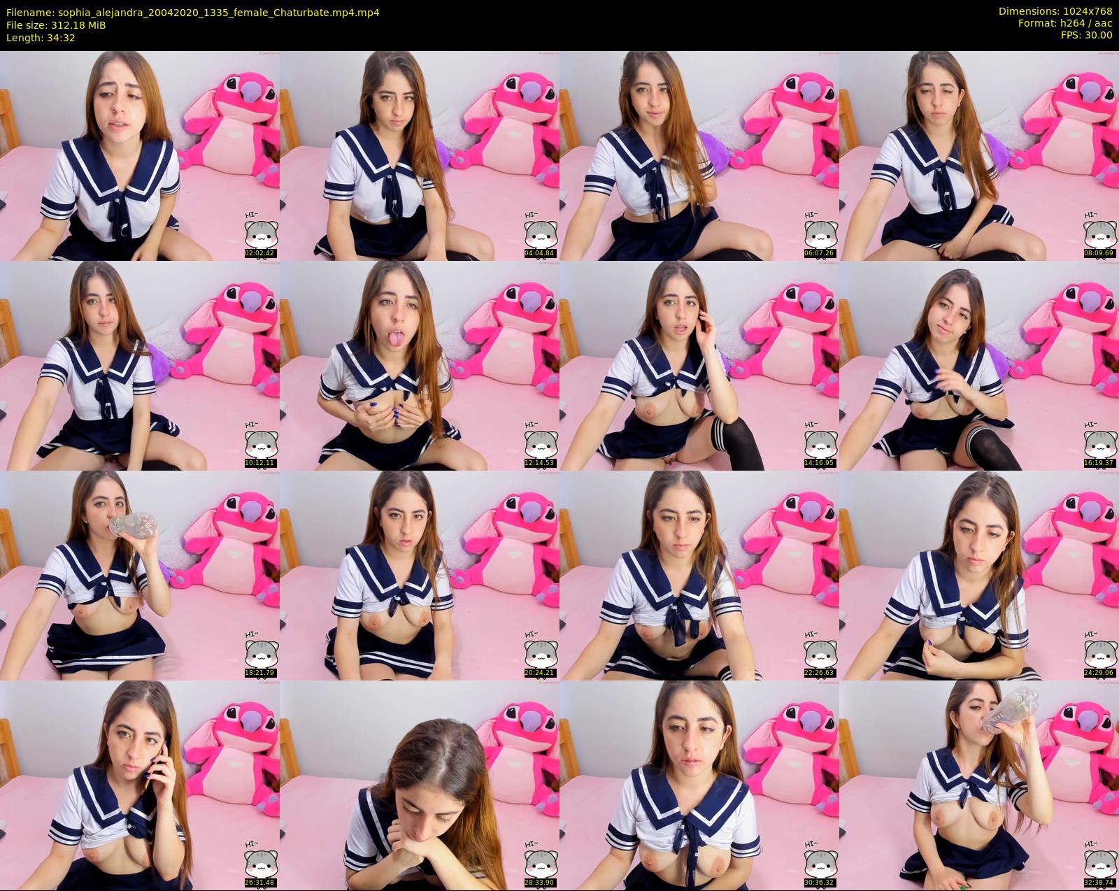 sophia_alejandra — 35 minute Chaturbate female cam show recording, 720p, Apr 20, 2020