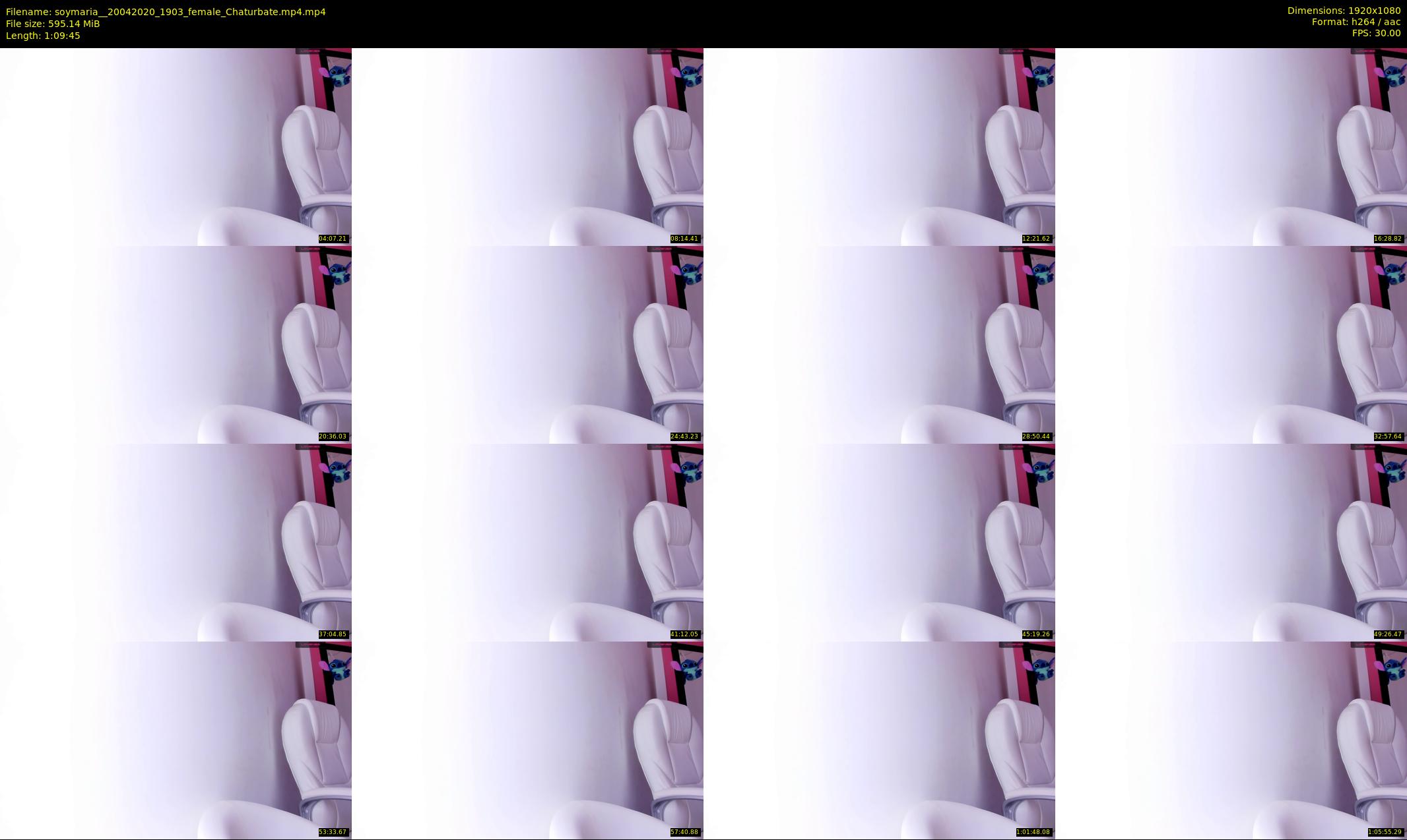 soymaria_ — 70 minute Chaturbate female cam show recording, 1080p, Apr 20, 2020