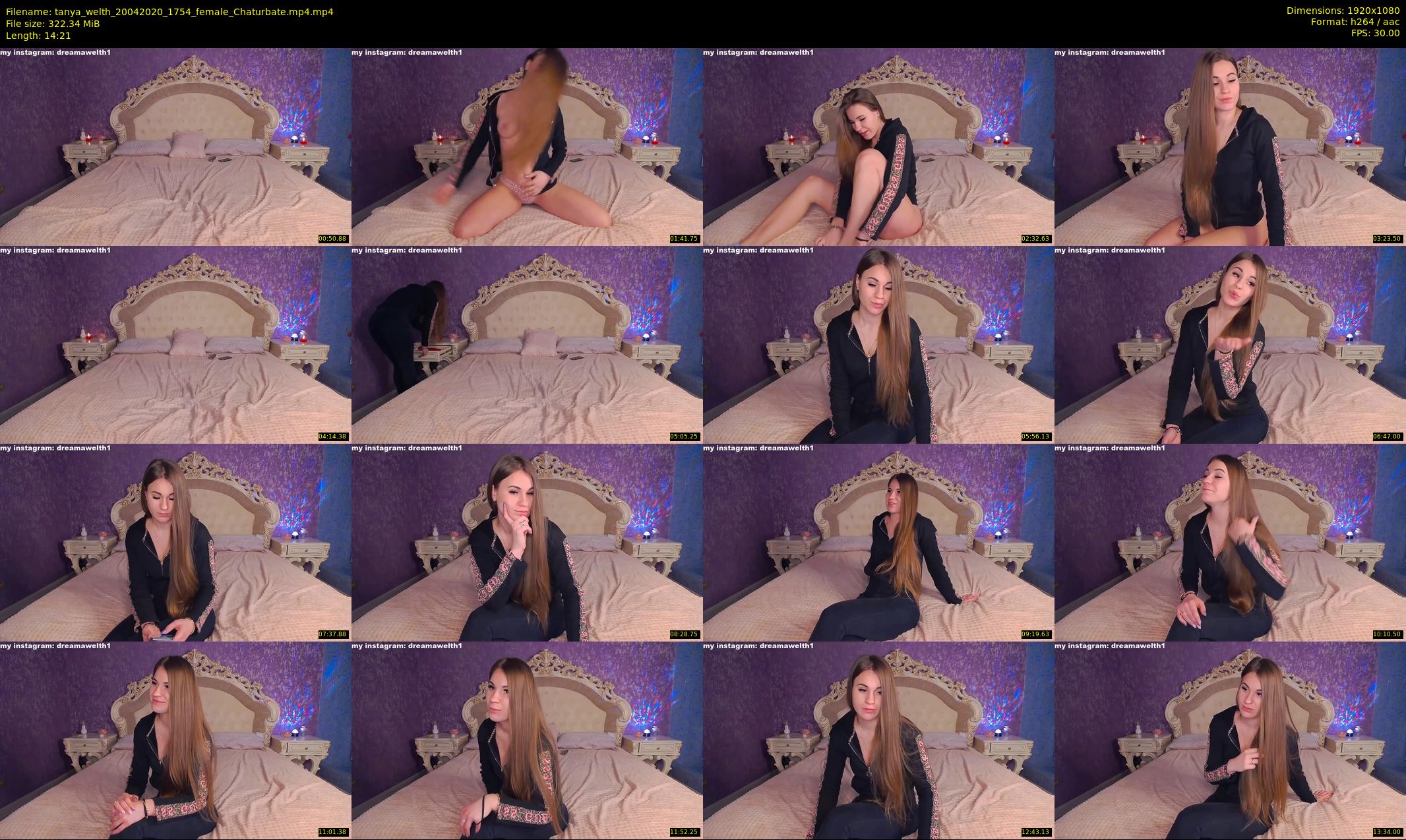 tanya_welth — 15 minute Chaturbate female cam show recording, 1080p, Apr 20, 2020