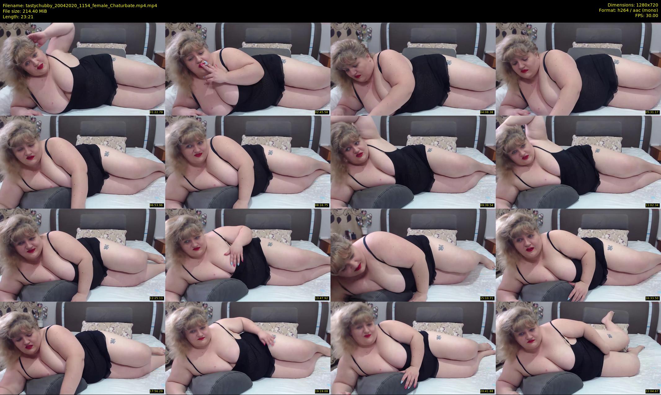 tastychubby — 24 minute Chaturbate female cam show recording, 720p, Apr 20, 2020