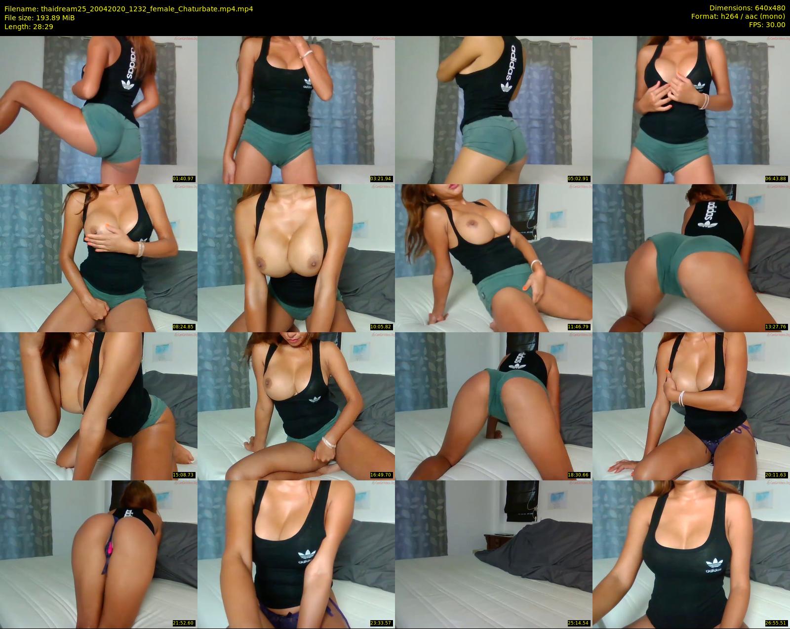thaidream25 — 29 minute Chaturbate female cam show recording, 480p, Apr 20, 2020