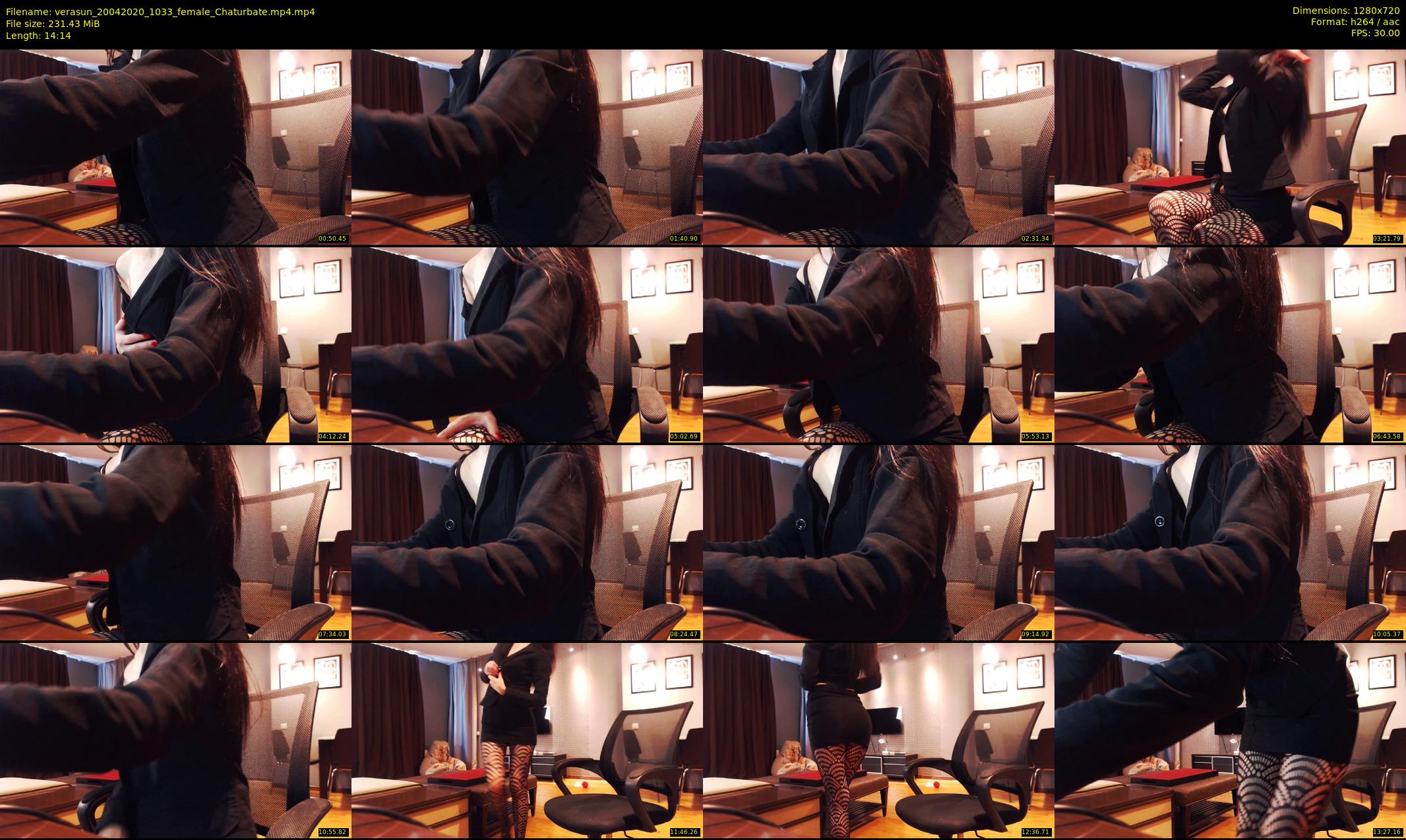 verasun — 15 minute Chaturbate female cam show recording, 720p, Apr 20, 2020