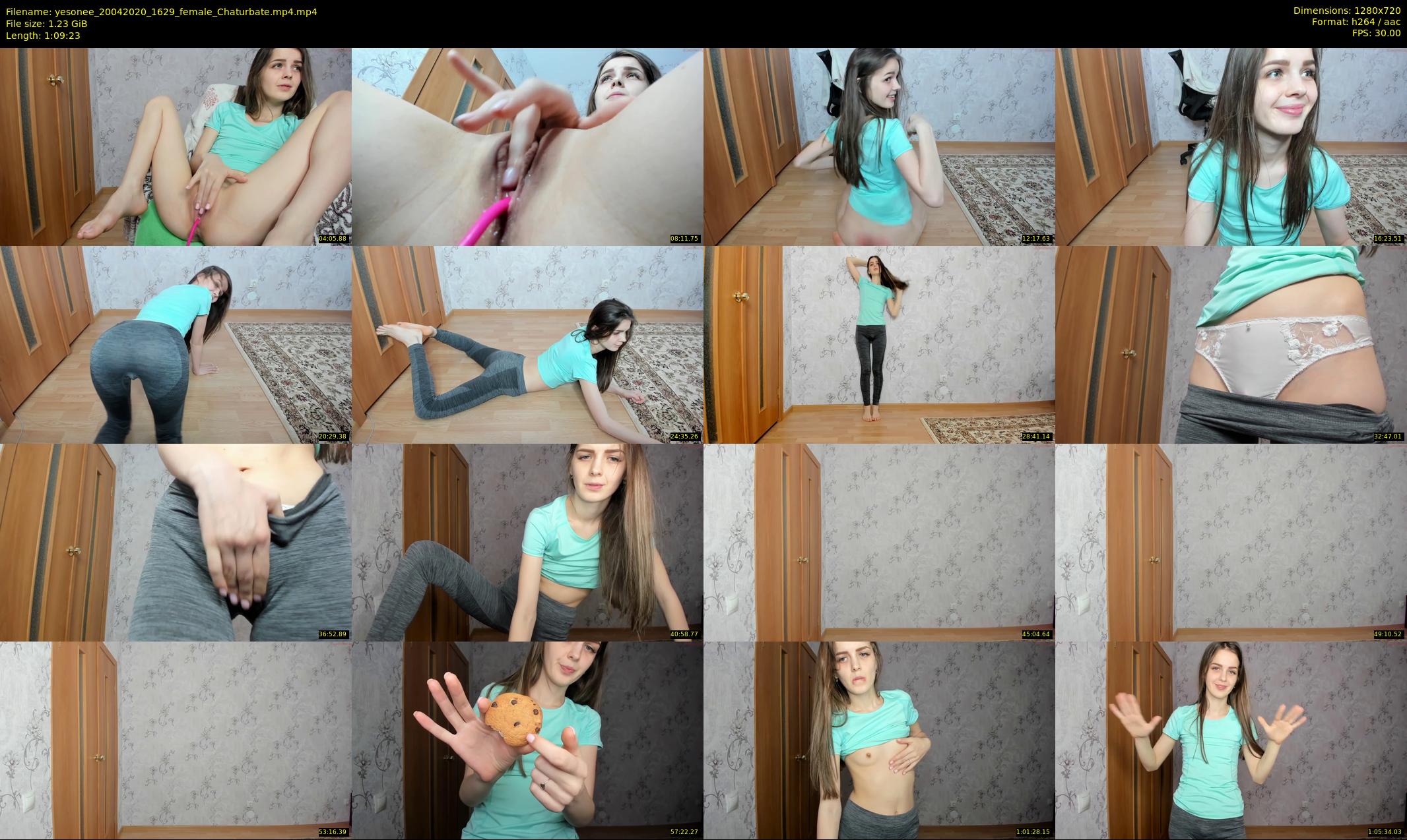 yesonee — 70 minute Chaturbate female cam show recording, 720p, Apr 20, 2020