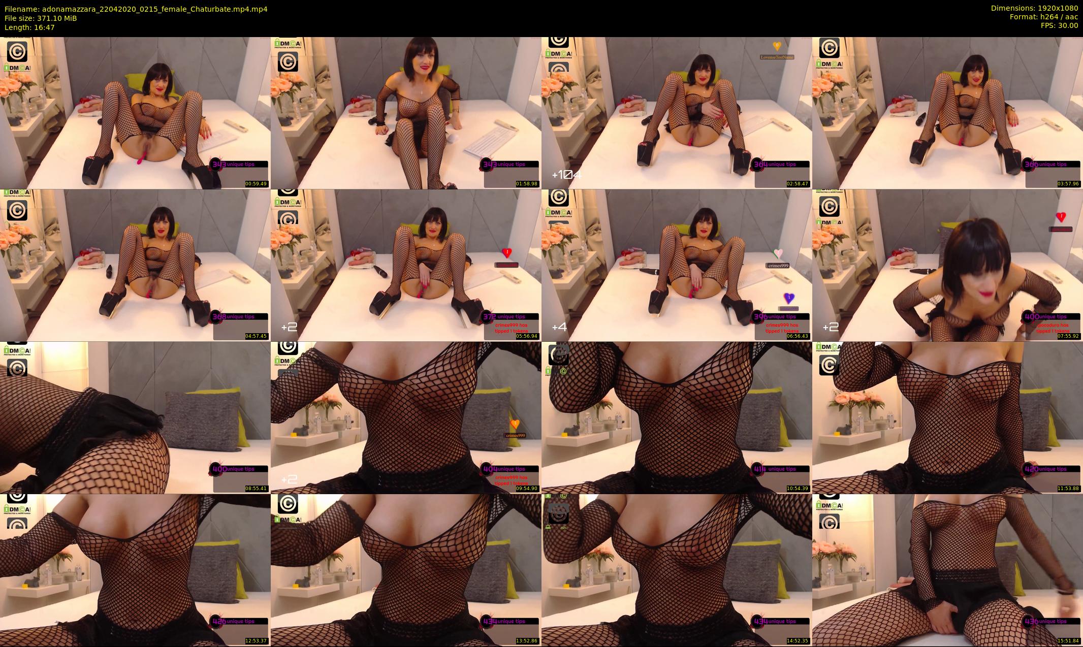 adonamazzara — 17 minute Chaturbate female cam show recording, 1080p, Apr 22, 2020