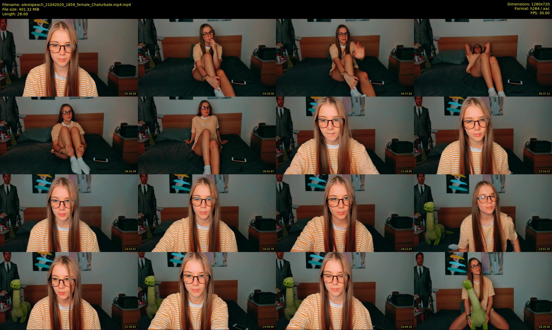 alexispeach — 28 minute Chaturbate female cam show recording, 720p, Apr 21, 2020