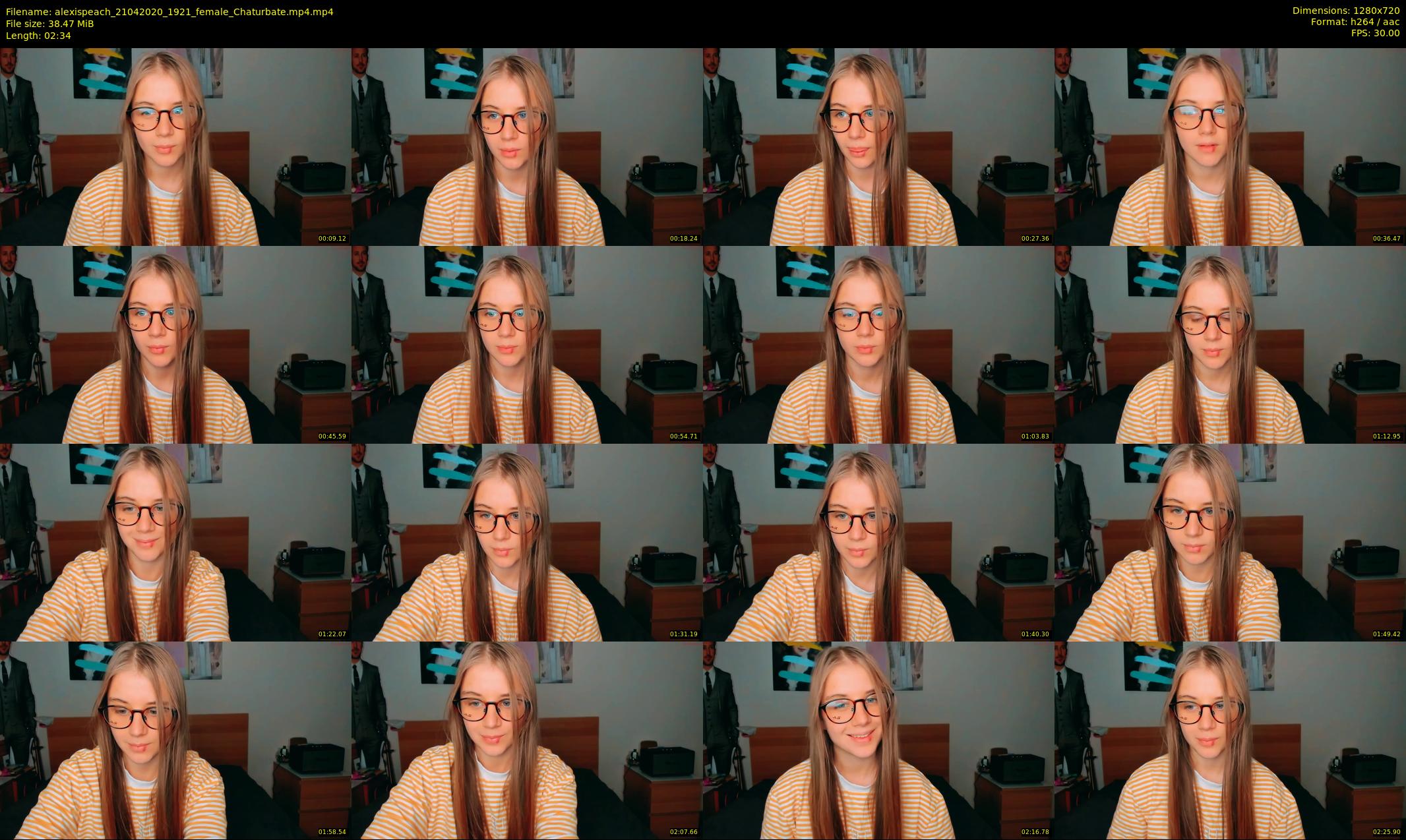 alexispeach — 3 minute Chaturbate female cam show recording, 720p, Apr 21, 2020