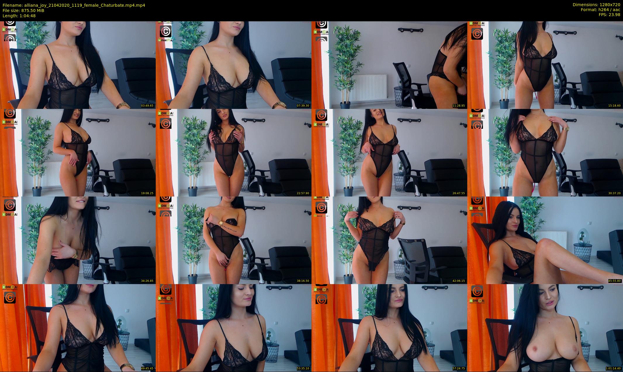 alliana_joy — 65 minute Chaturbate female cam show recording, 720p, Apr 21, 2020
