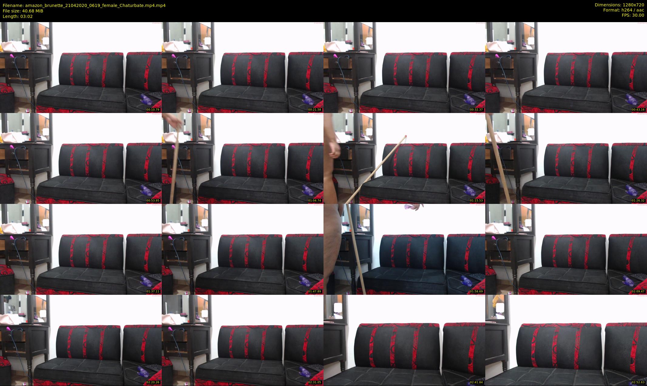 amazon_brunette — 4 minute Chaturbate female cam show recording, 720p, Apr 21, 2020