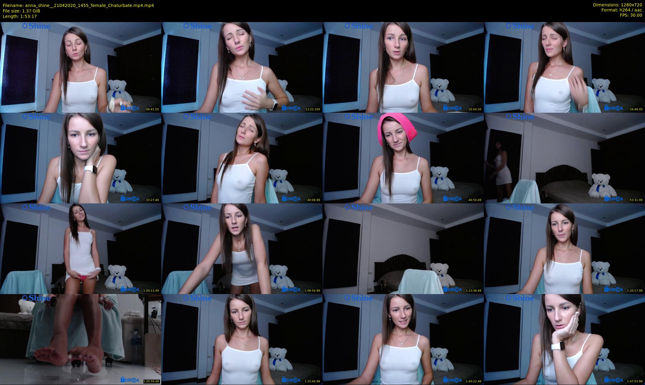 anna_shine_ — 114 minute Chaturbate female cam show recording, 720p, Apr 21, 2020