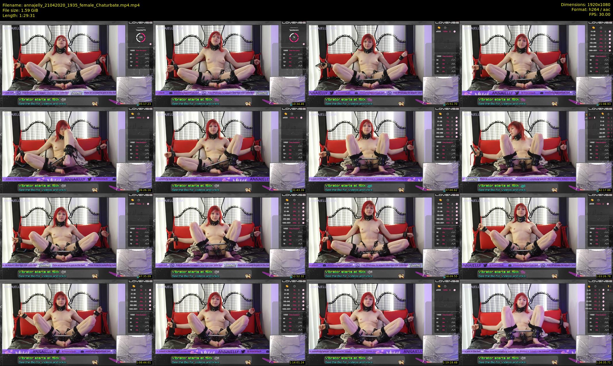 annajelly — 90 minute Chaturbate couple cam show recording, 1080p, Apr 21, 2020