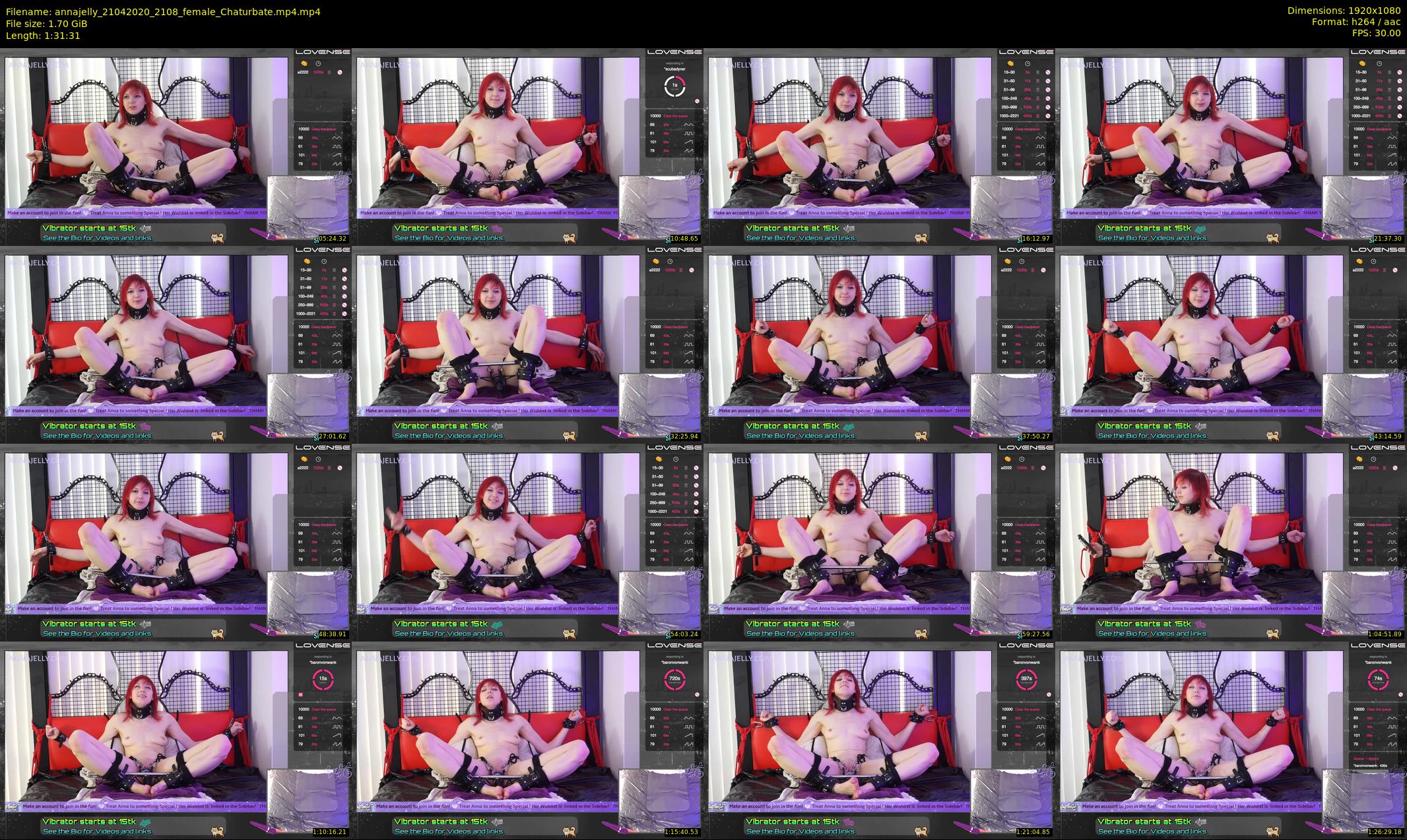 annajelly — 92 minute Chaturbate couple cam show recording, 1080p, Apr 21, 2020