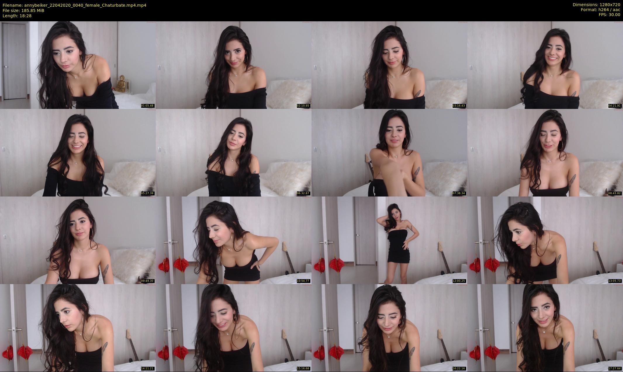 annybeiker — 19 minute Chaturbate female cam show recording, 720p, Apr 22, 2020