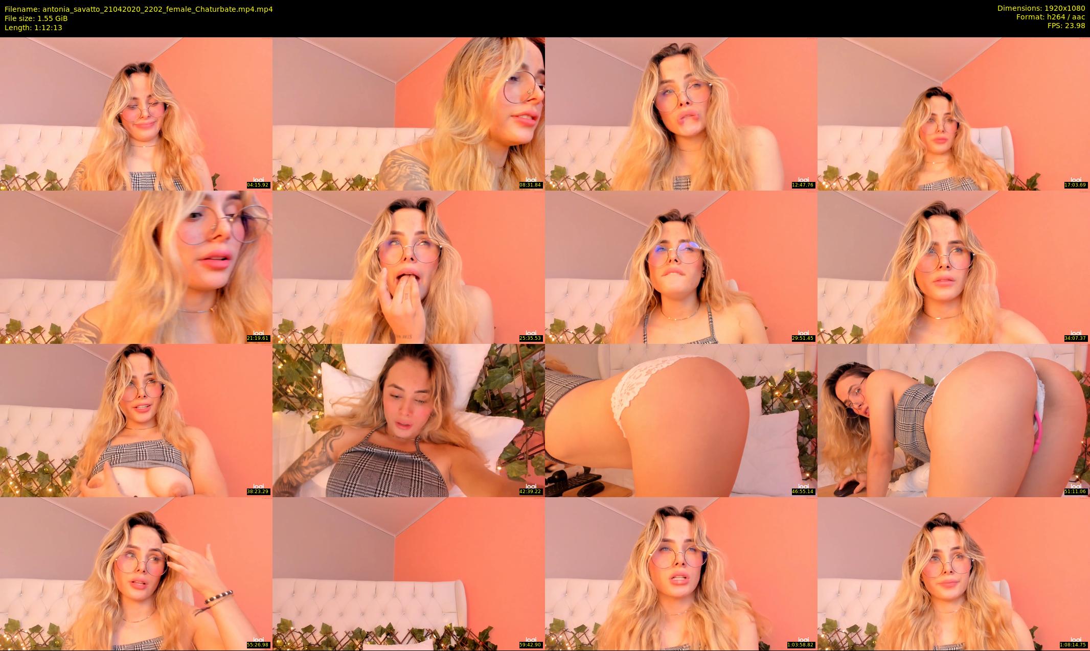 antonia_savatto — 73 minute Chaturbate female cam show recording, 1080p, Apr 21, 2020