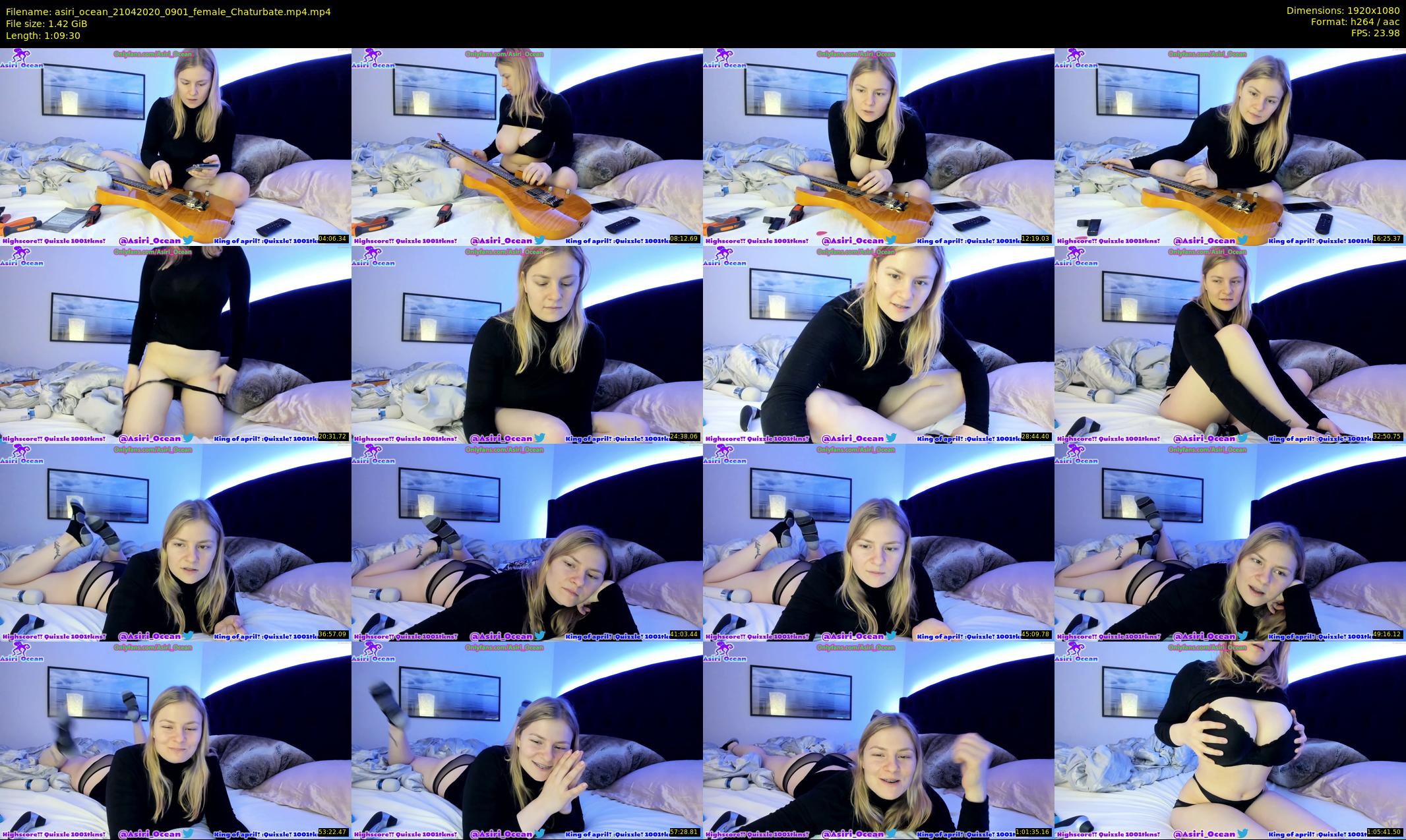 asiri_ocean — 70 minute Chaturbate female cam show recording, 1080p, Apr 21, 2020