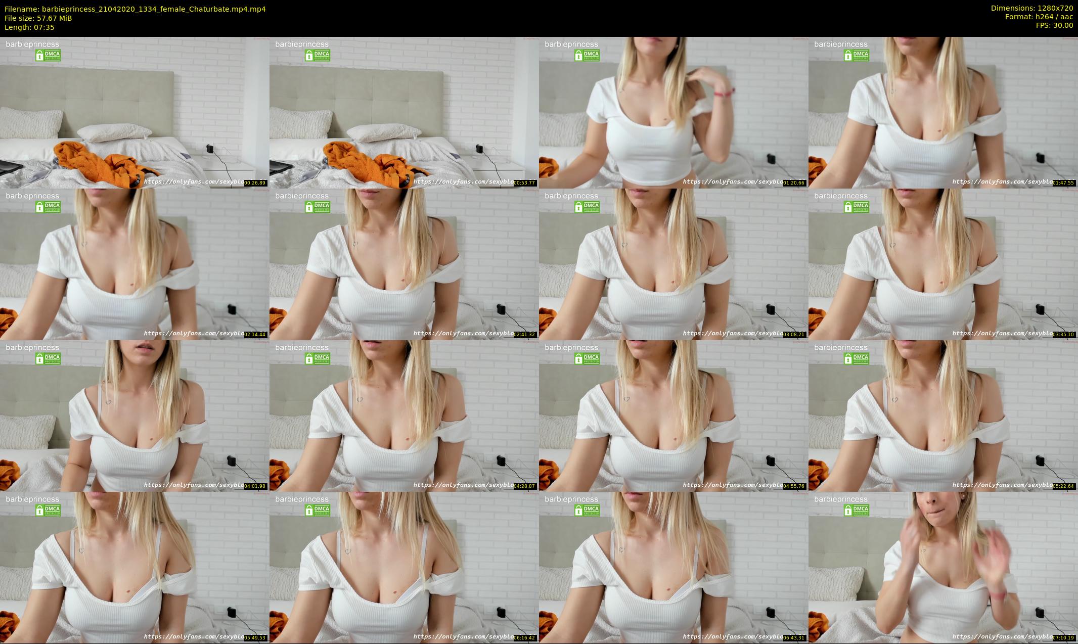 barbieprincess — 8 minute Chaturbate female cam show recording, 720p, Apr 21, 2020