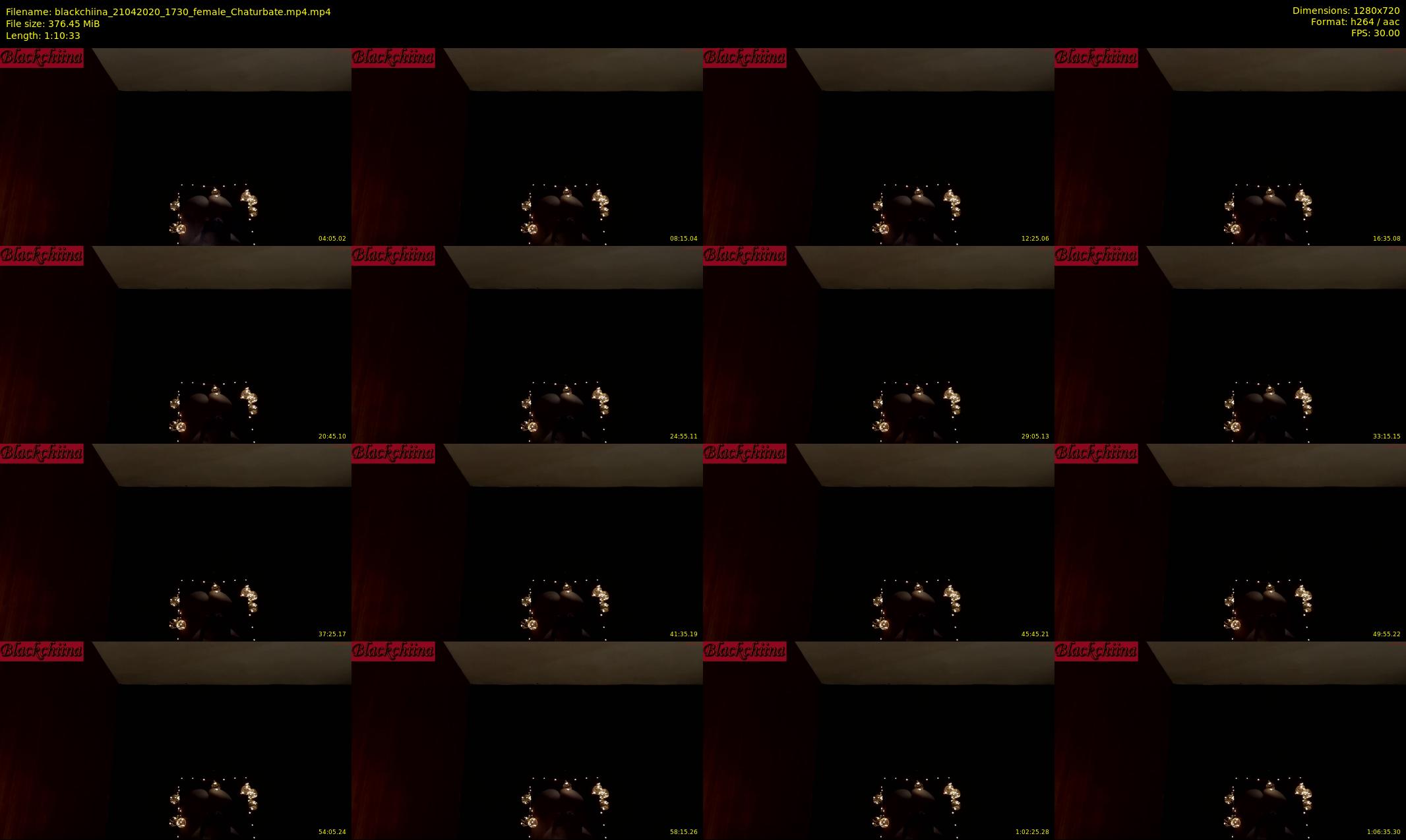 blackchiina — 71 minute Chaturbate female cam show recording, 720p, Apr 21, 2020