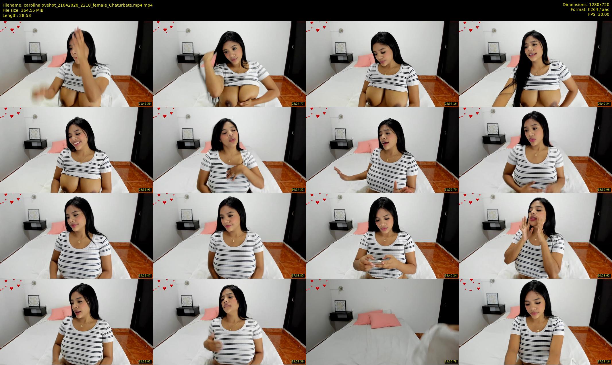 carolinalovehot — 29 minute Chaturbate female cam show recording, 720p, Apr 21, 2020