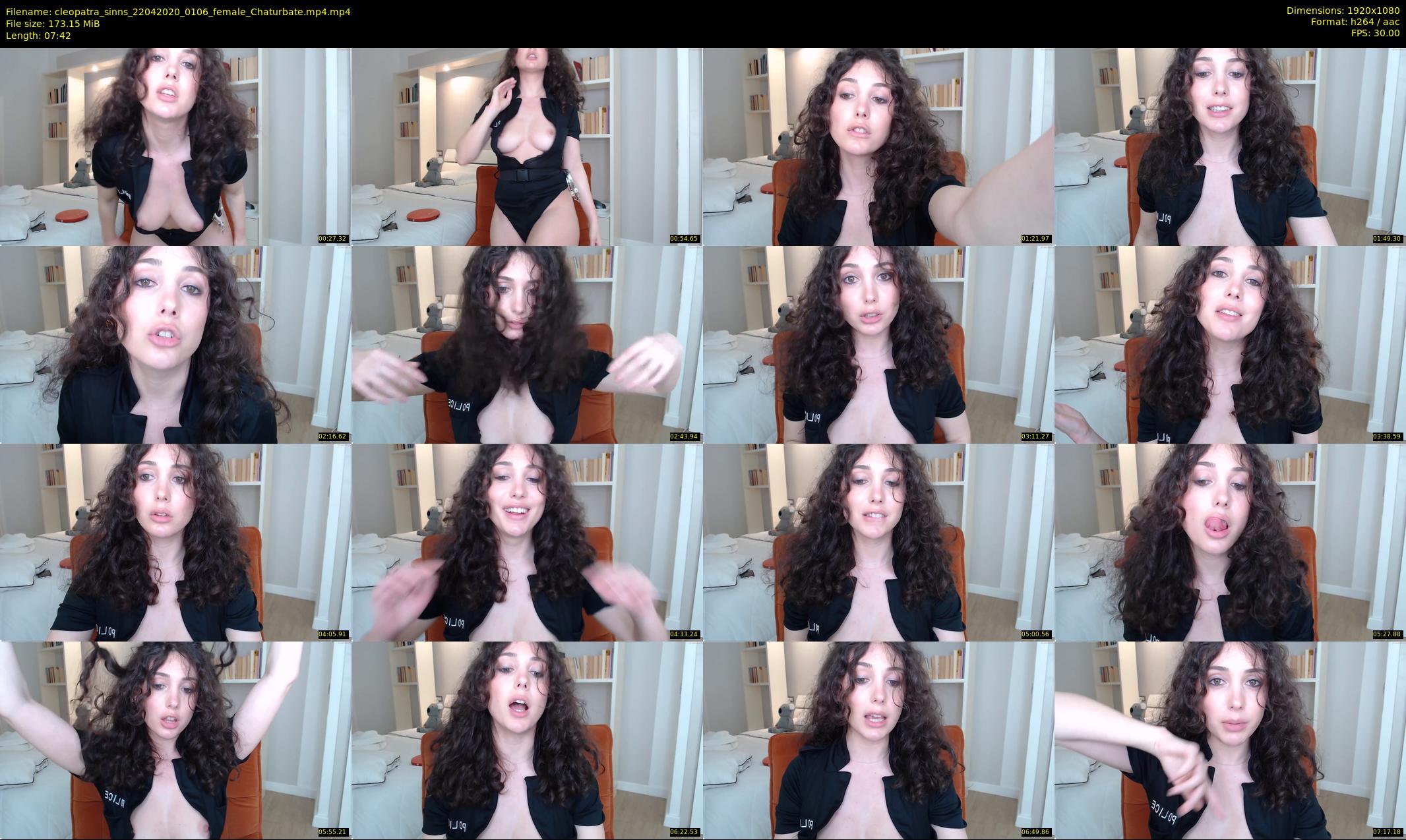 cleopatra_sinns — 8 minute Chaturbate female cam show recording, 1080p, Apr 22, 2020