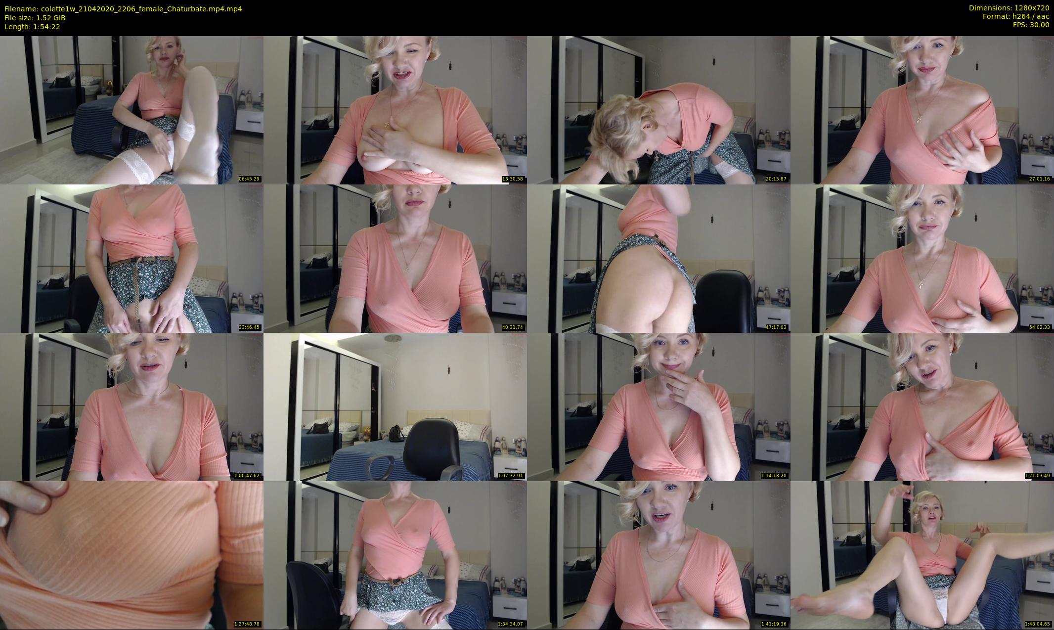 colette1w — 115 minute Chaturbate female cam show recording, 720p, Apr 21, 2020