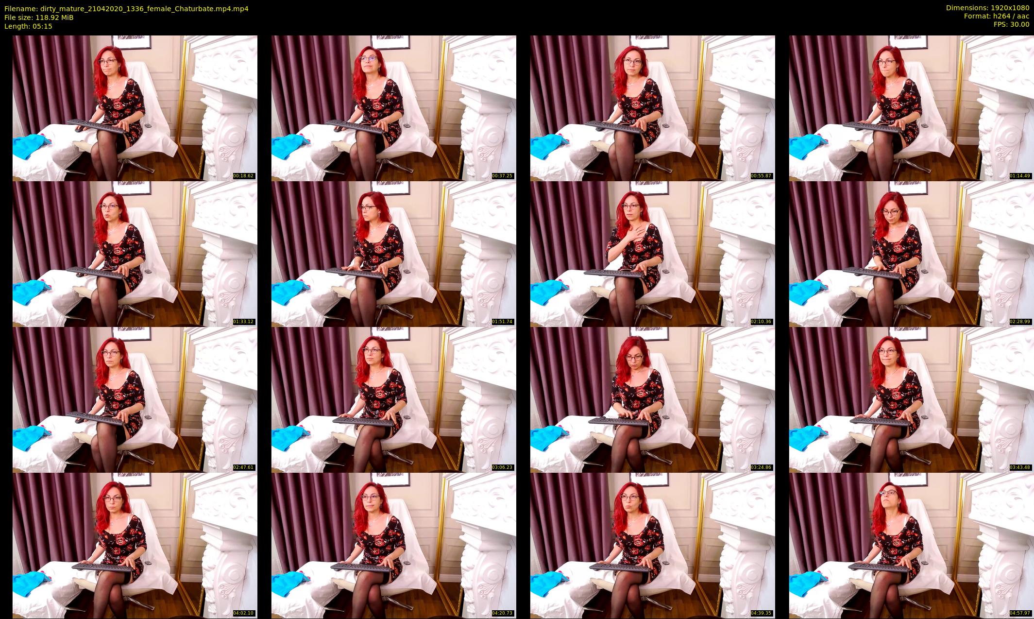dirty_mature — 6 minute Chaturbate female cam show recording, 1080p, Apr 21, 2020