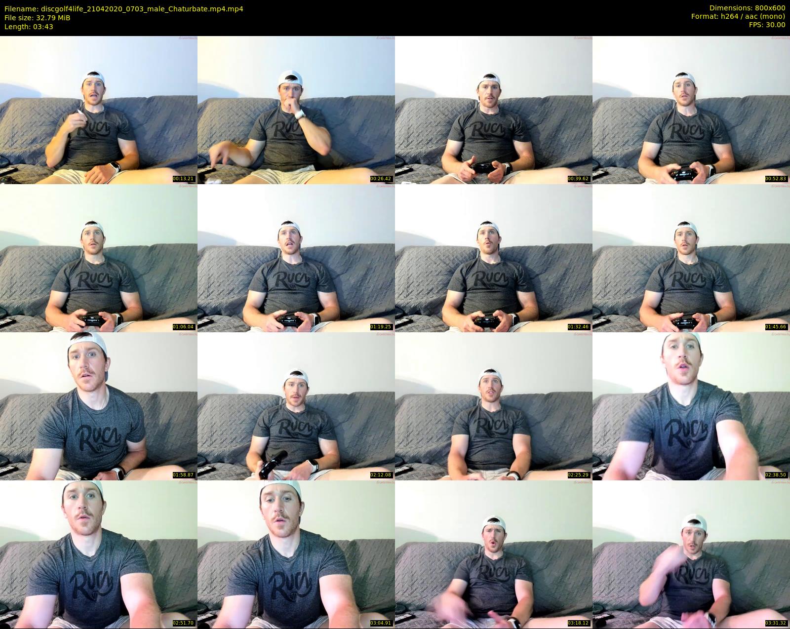 discgolf4life — 4 minute Chaturbate male cam show recording, 480p, Apr 21, 2020