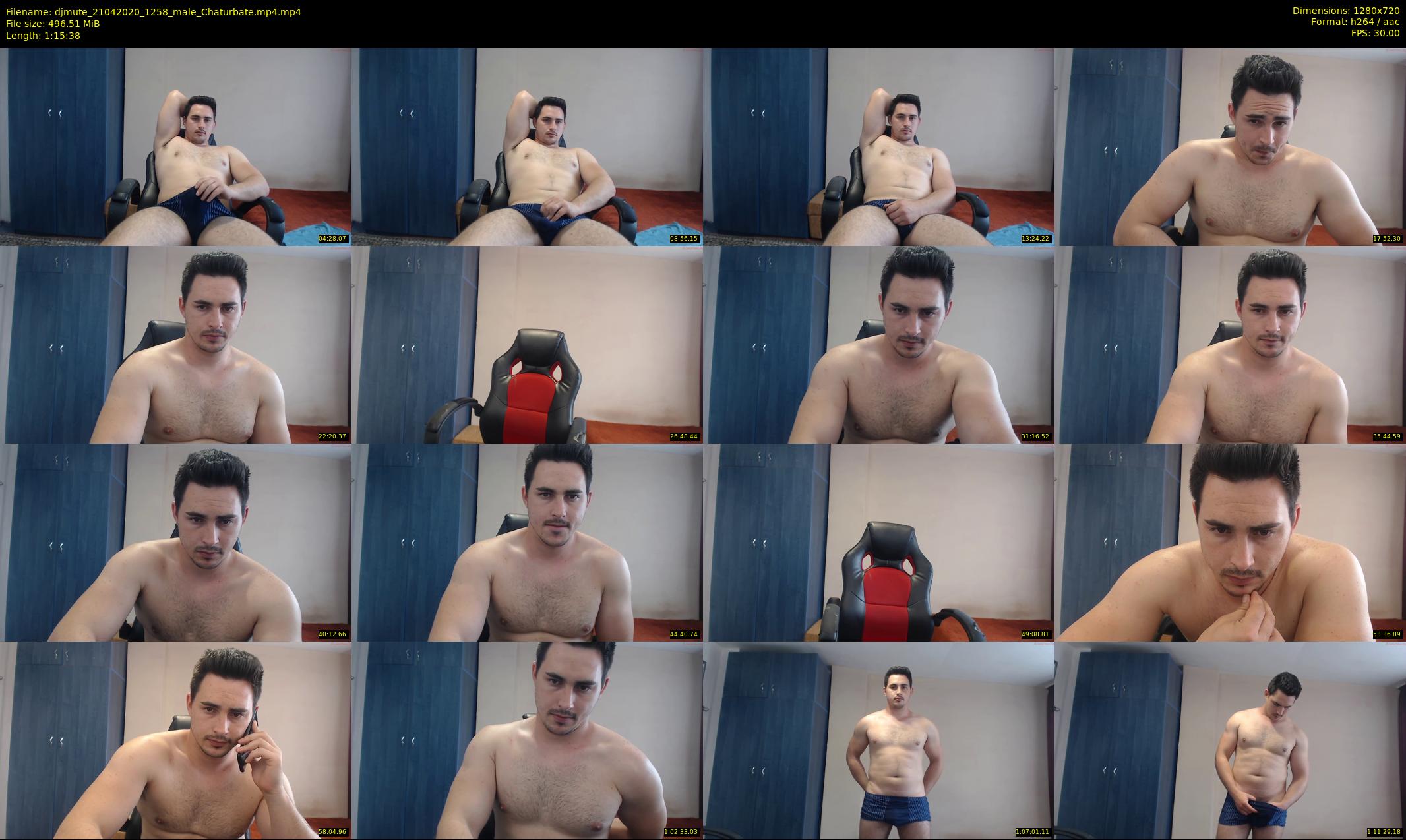 djmute — 76 minute Chaturbate male cam show recording, 720p, Apr 21, 2020