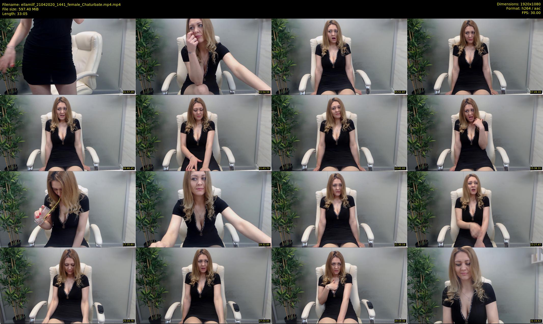 ellamilf — 34 minute Chaturbate female cam show recording, 1080p, Apr 21, 2020