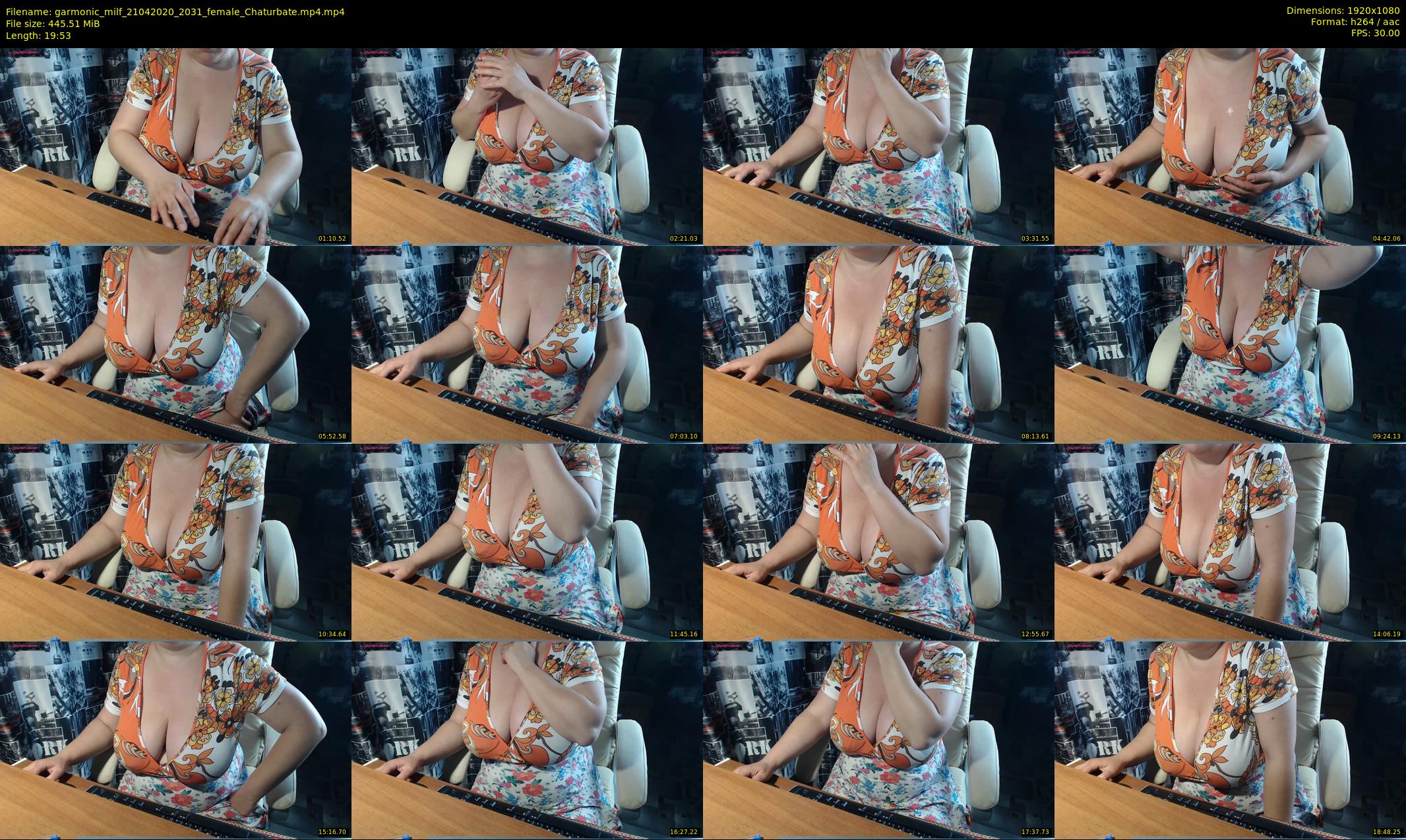 garmonic_milf — 20 minute Chaturbate female cam show recording, 1080p, Apr 21, 2020