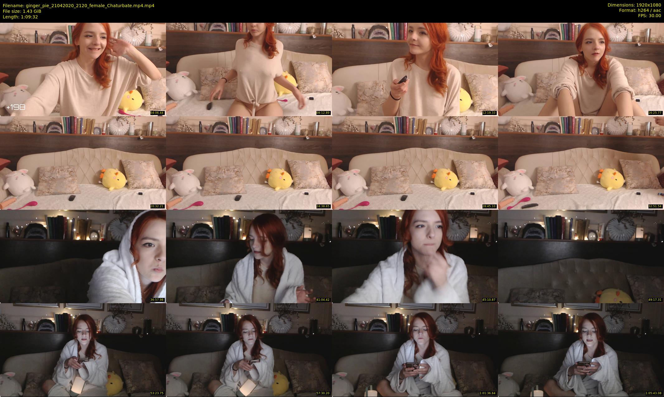 ginger_pie — 70 minute Chaturbate female cam show recording, 1080p, Apr 21, 2020