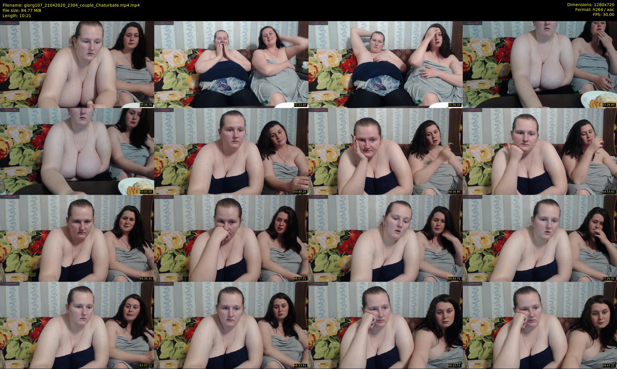 giorg107 — 11 minute Chaturbate couple cam show recording, 720p, Apr 21, 2020
