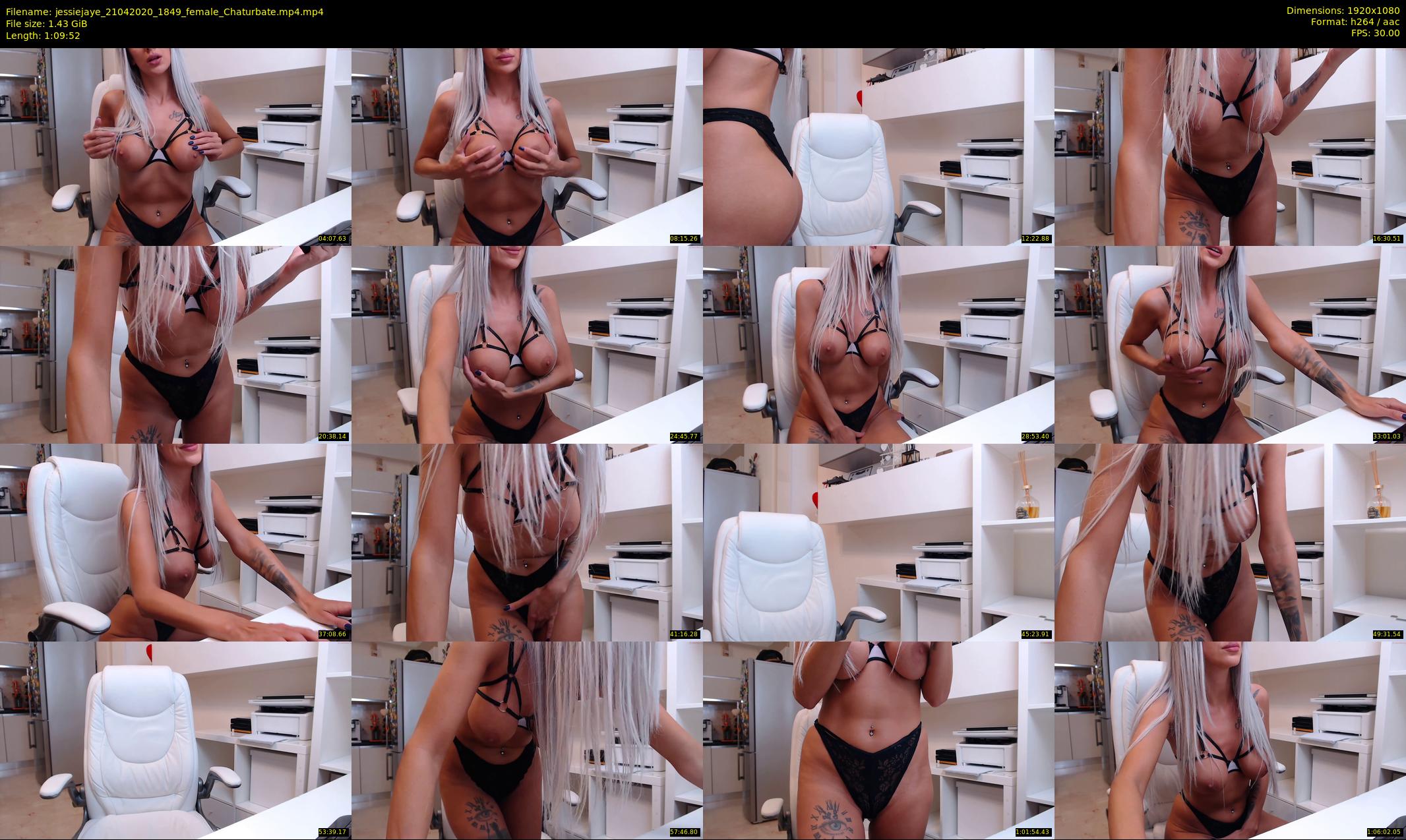 jessiejaye — 70 minute Chaturbate female cam show recording, 1080p, Apr 21, 2020