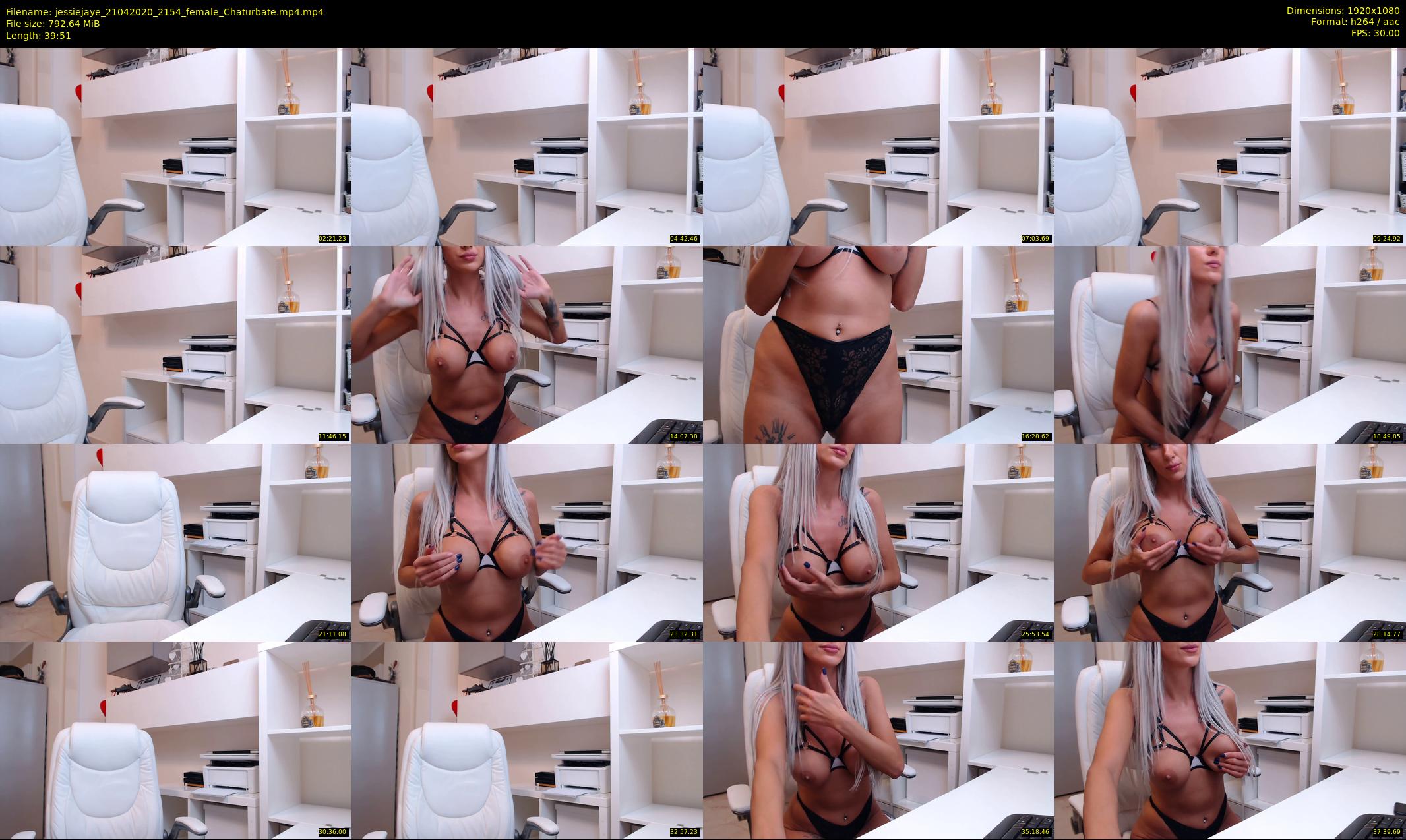jessiejaye — 40 minute Chaturbate female cam show recording, 1080p, Apr 21, 2020