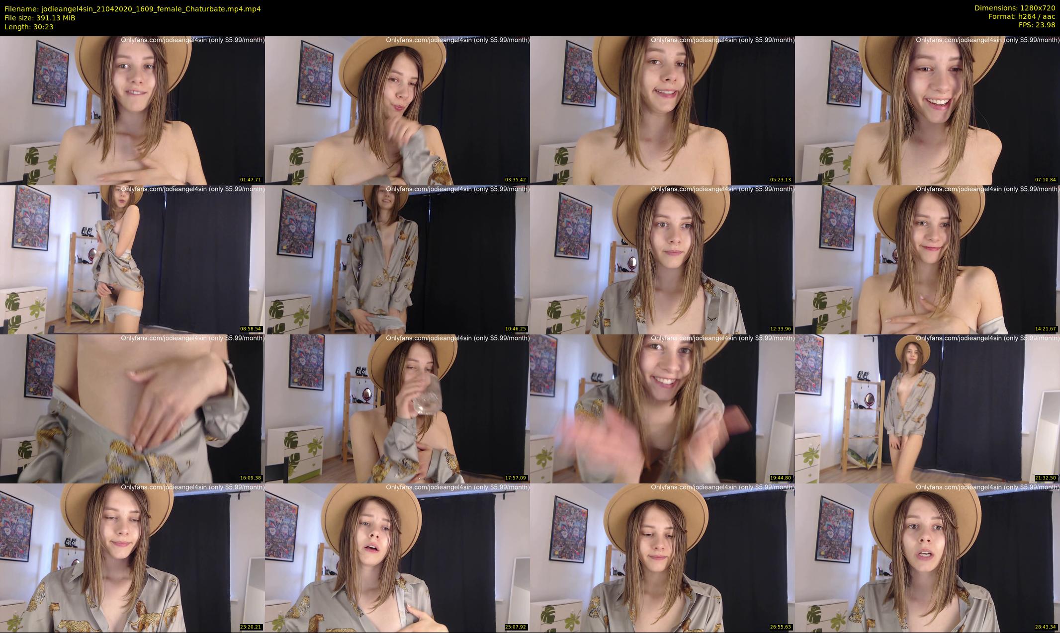 jodieangel4sin — 31 minute Chaturbate female cam show recording, 720p, Apr 21, 2020