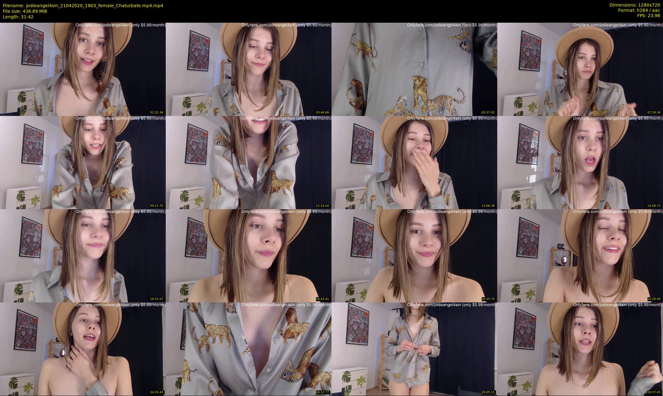 jodieangel4sin — 32 minute Chaturbate female cam show recording, 720p, Apr 21, 2020