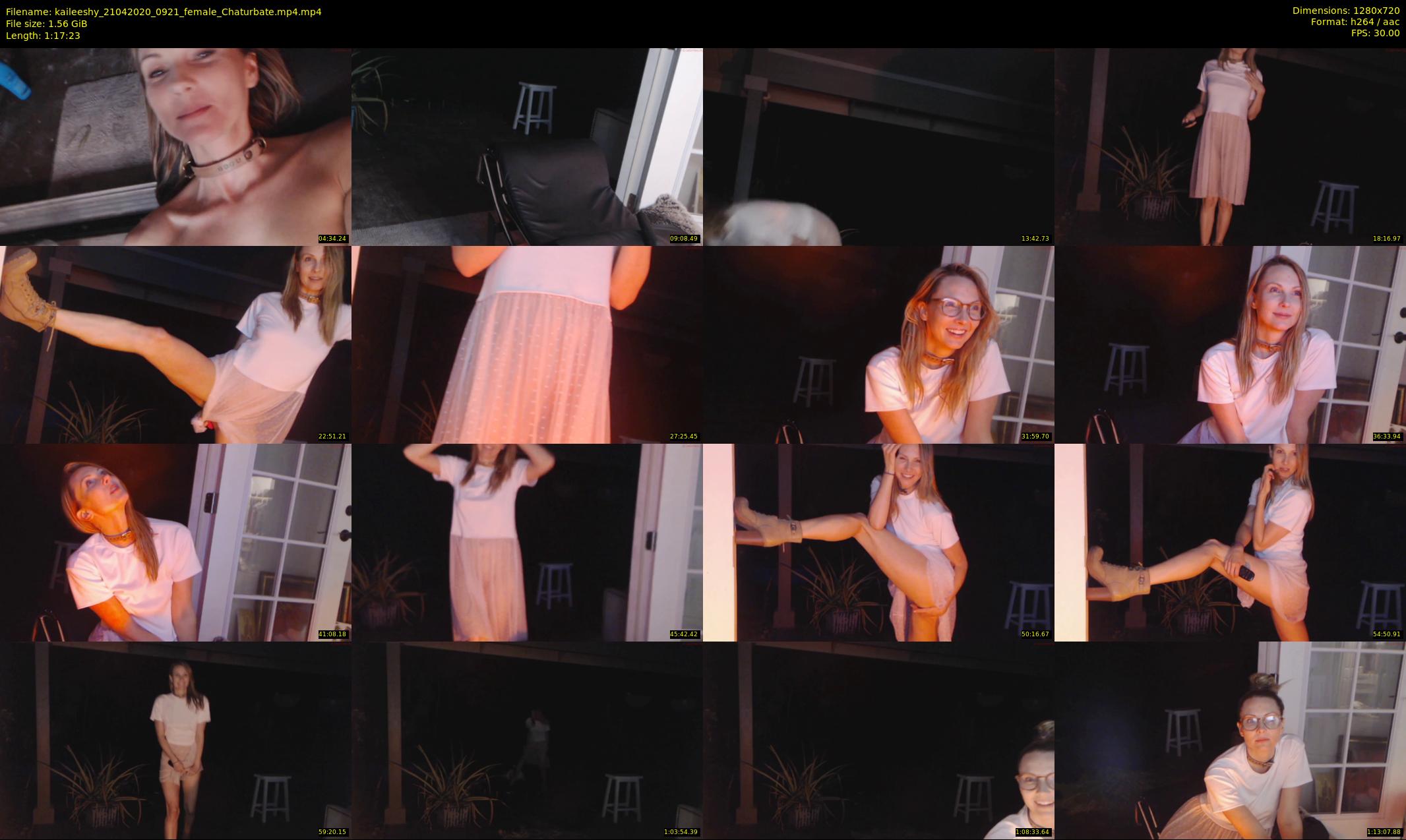 kaileeshy — 78 minute Chaturbate female cam show recording, 720p, Apr 21, 2020