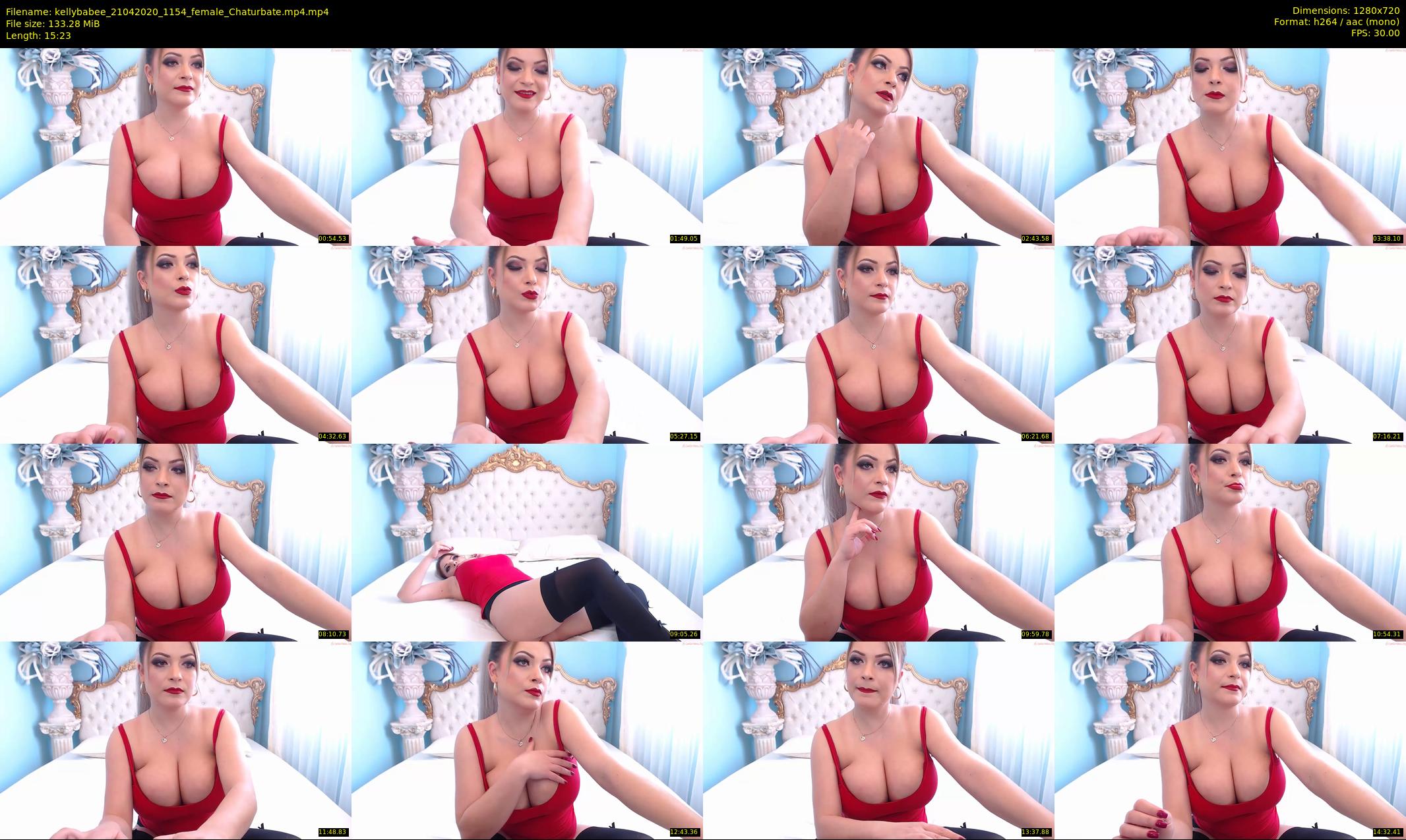 kellybabee — 16 minute Chaturbate female cam show recording, 720p, Apr 21, 2020