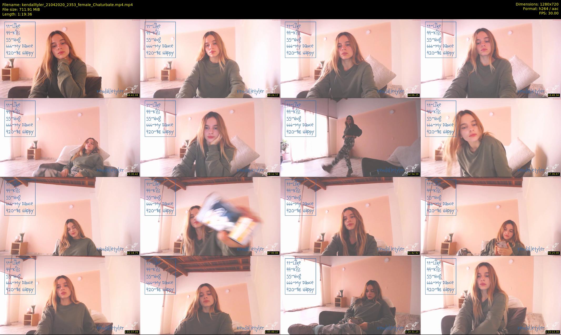 kendalltyler — 80 minute Chaturbate female cam show recording, 720p, Apr 21, 2020