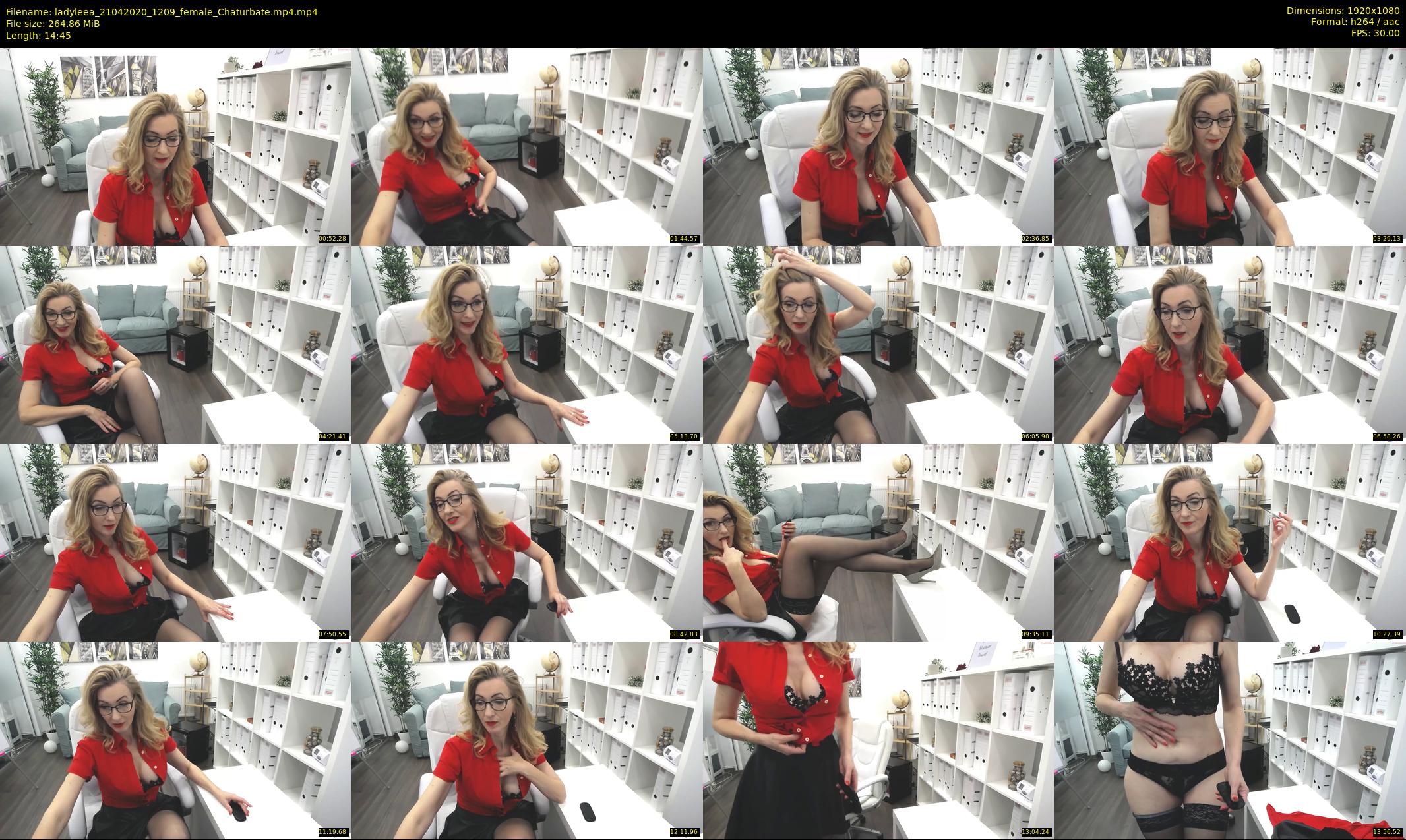 ladyleea — 15 minute Chaturbate female cam show recording, 1080p, Apr 21, 2020
