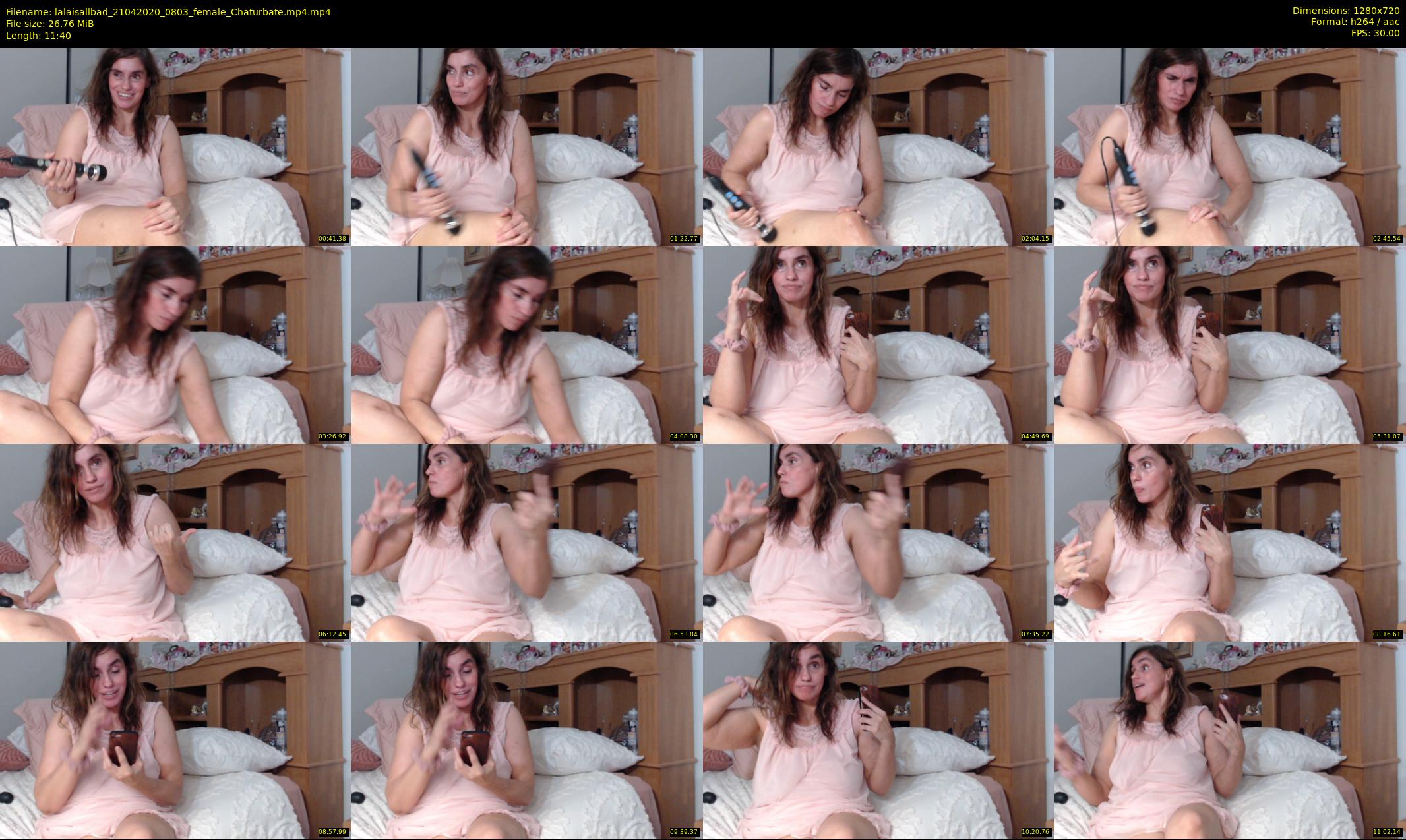 lalaisallbad — 12 minute Chaturbate female cam show recording, 720p, Apr 21, 2020