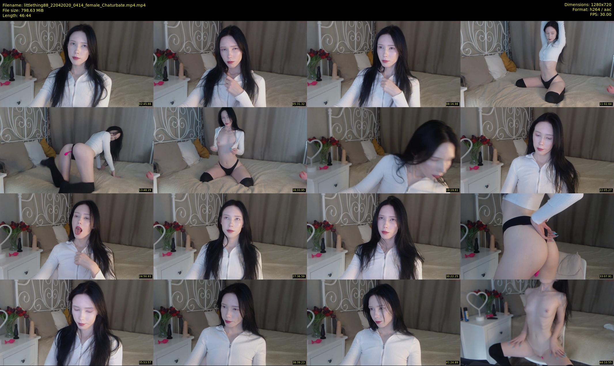 littlething88 — 47 minute Chaturbate female cam show recording, 720p, Apr 22, 2020