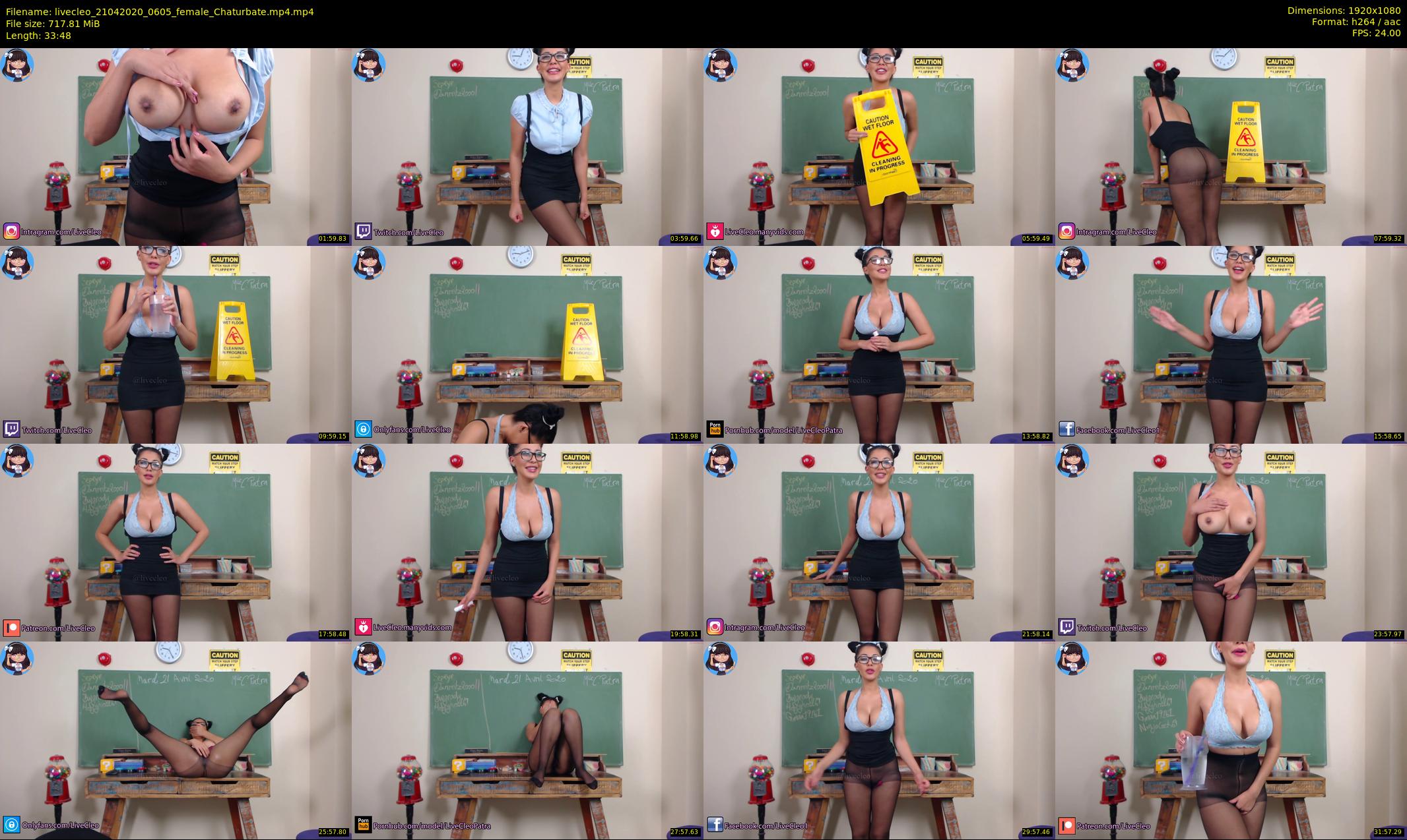 livecleo — 34 minute Chaturbate female cam show recording, 1080p, Apr 21, 2020