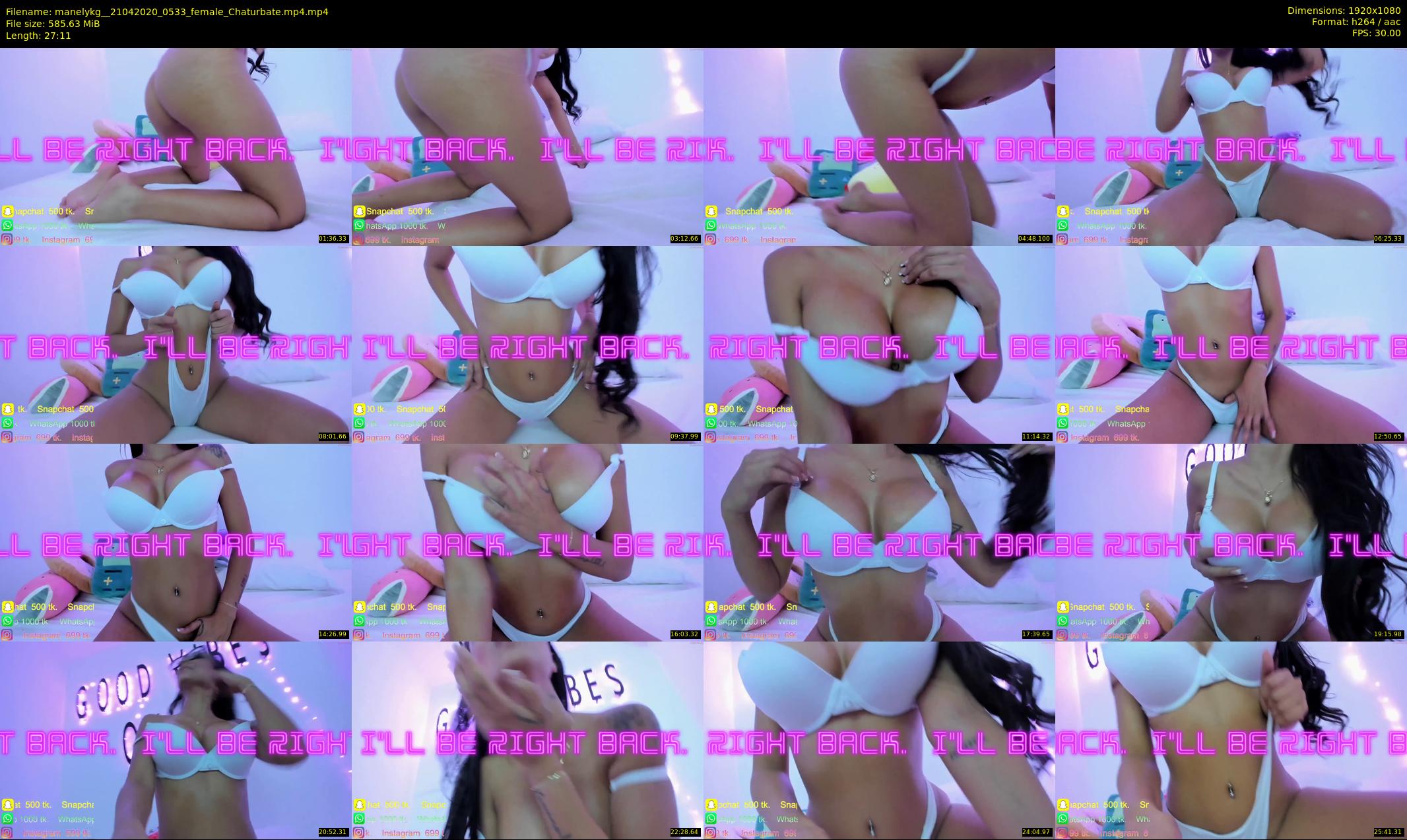 manelykg_ — 28 minute Chaturbate female cam show recording, 1080p, Apr 21, 2020