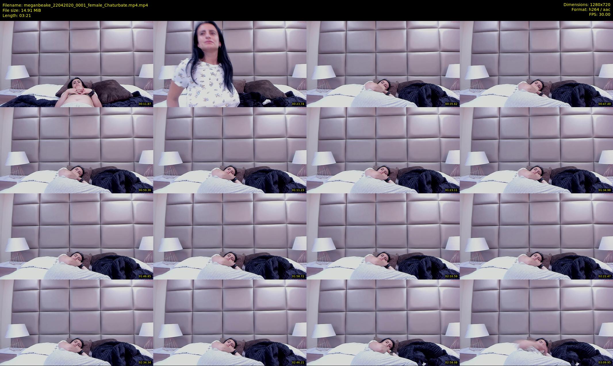 meganbeake — 4 minute Chaturbate female cam show recording, 720p, Apr 22, 2020