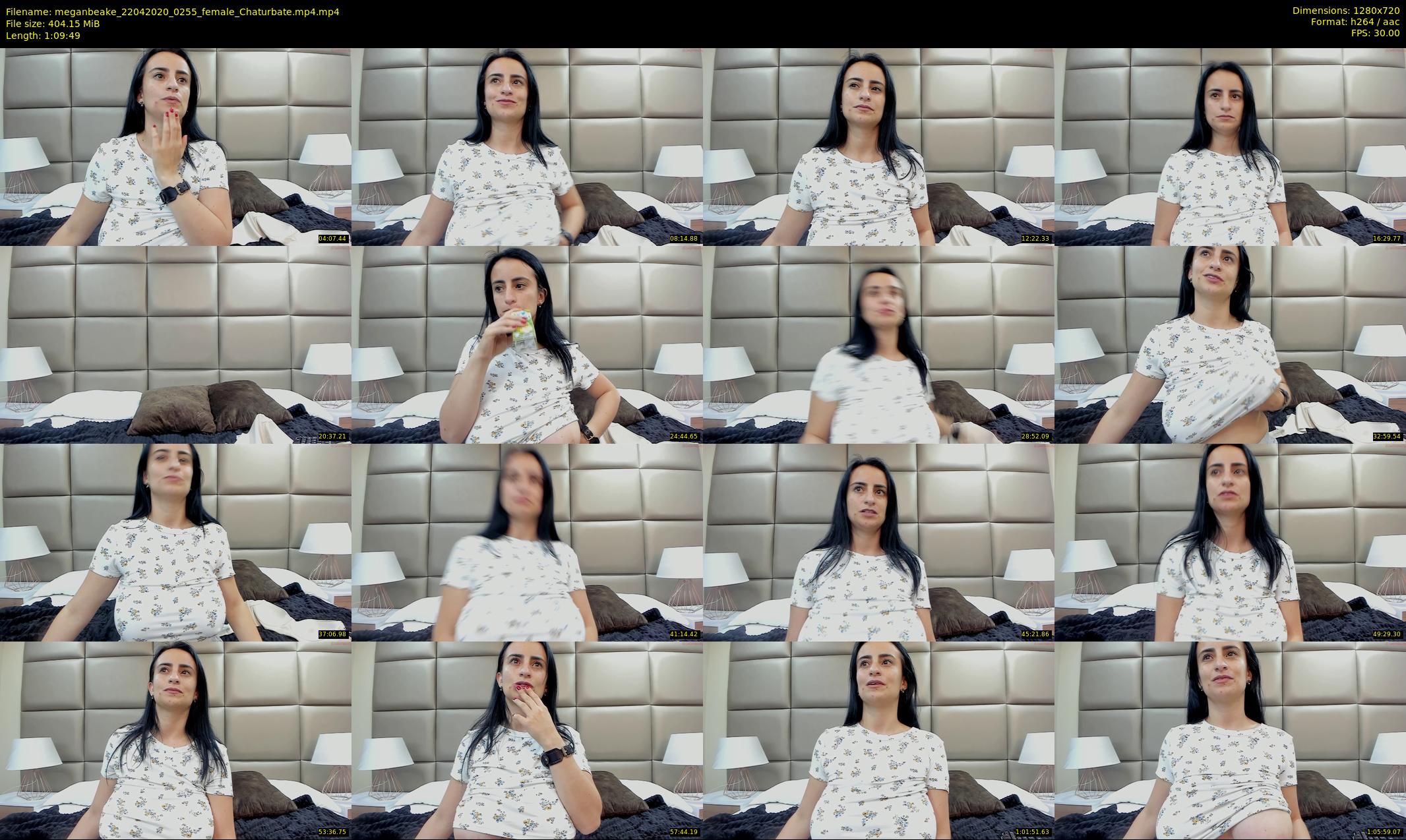 meganbeake — 70 minute Chaturbate female cam show recording, 720p, Apr 22, 2020