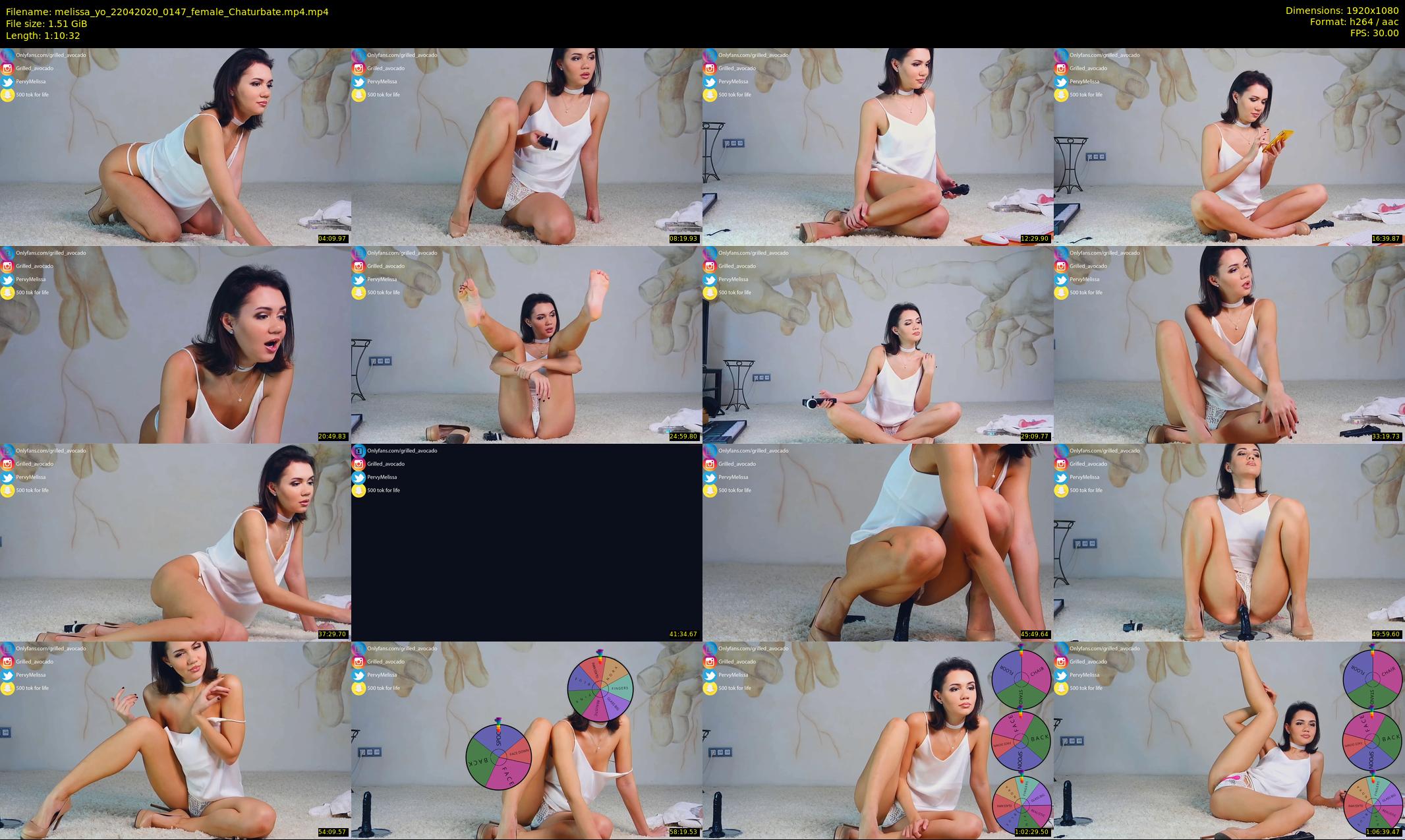 melissa_yo — 71 minute Chaturbate female cam show recording, 1080p, Apr 22, 2020
