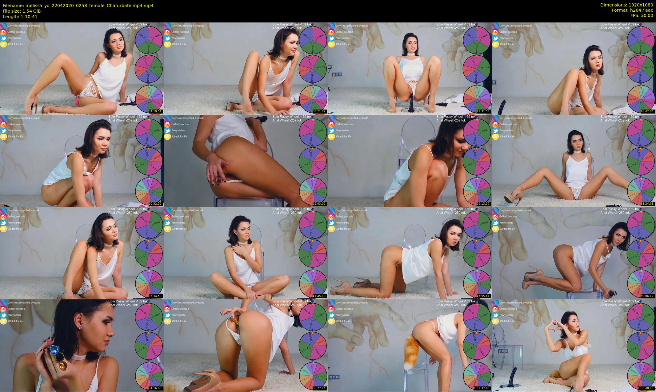 melissa_yo — 71 minute Chaturbate female cam show recording, 1080p, Apr 22, 2020