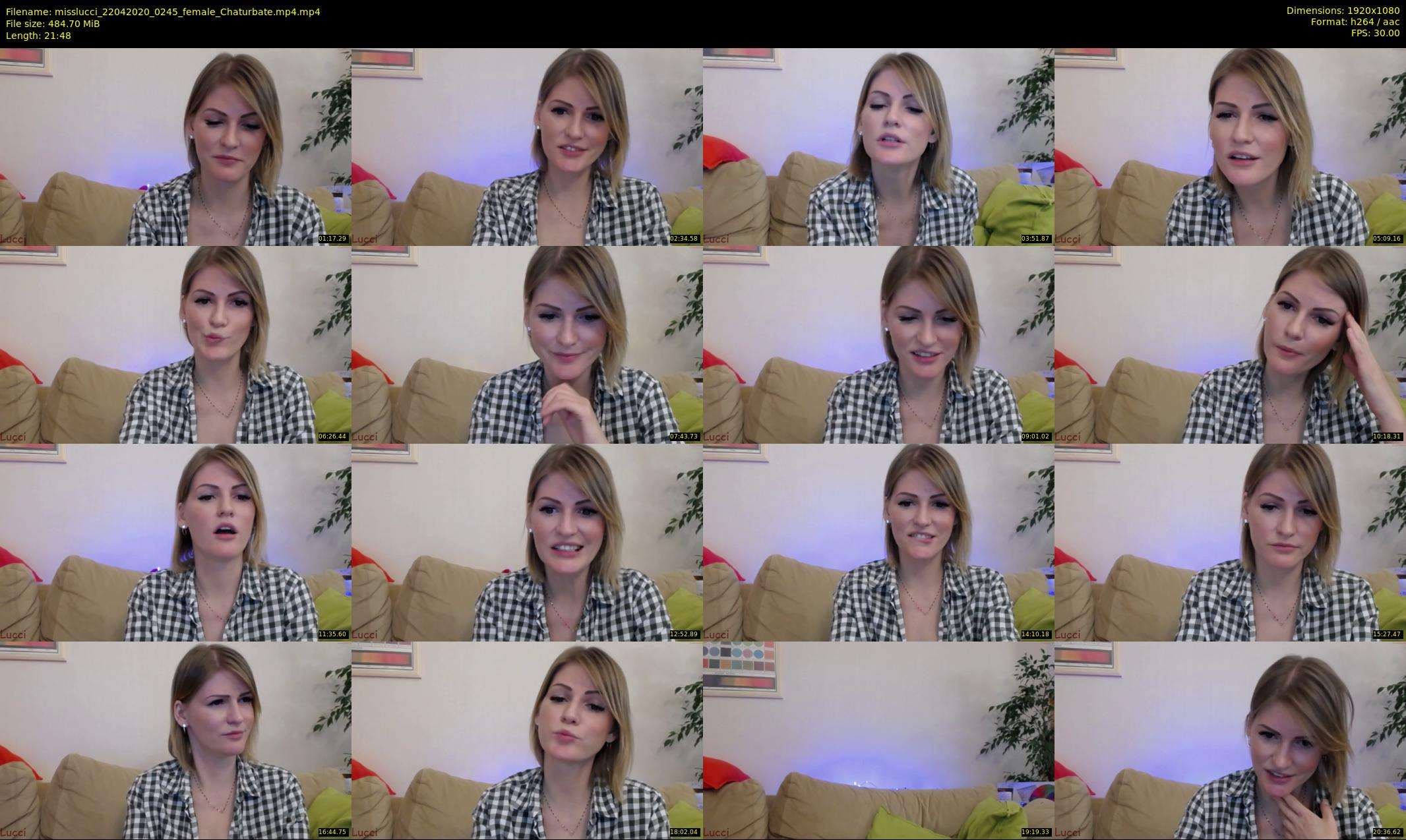misslucci — 22 minute Chaturbate female cam show recording, 1080p, Apr 22, 2020