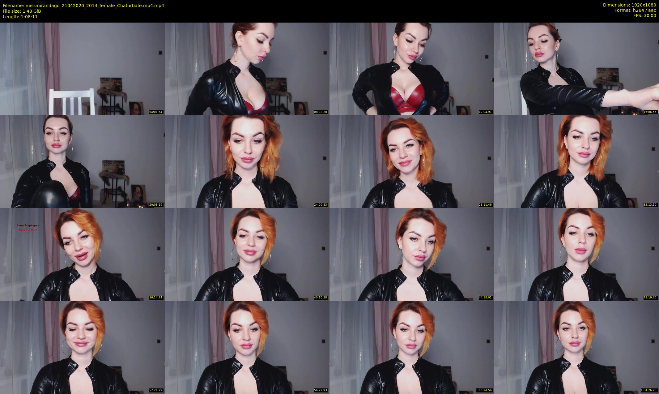 missmirandagd — 69 minute Chaturbate female cam show recording, 1080p, Apr 21, 2020