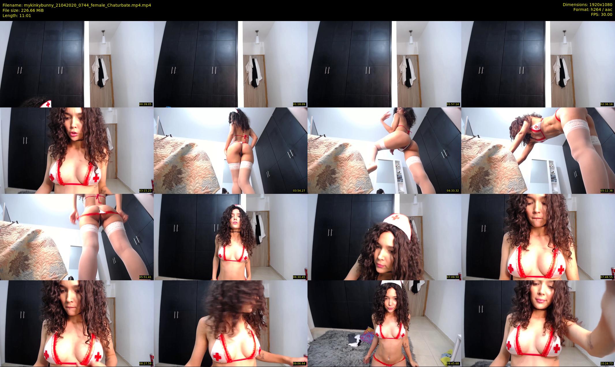 mykinkybunny — 12 minute Chaturbate female cam show recording, 1080p, Apr 21, 2020